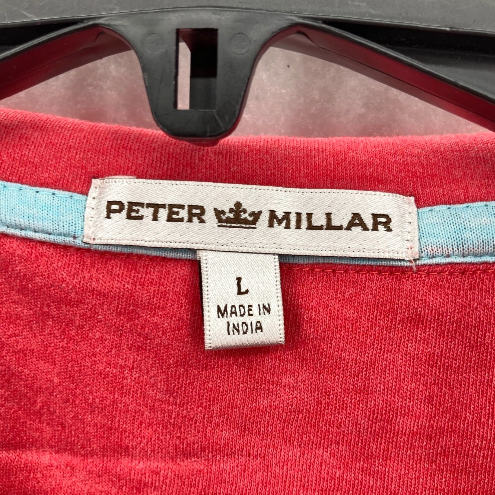 Peter Millar Peter Millar Golf Vest Polo Shirt Mens Large Red Quarter Zip Preppy JCC Club Size US L / EU 52-54 / 3 - 3 Thumbnail