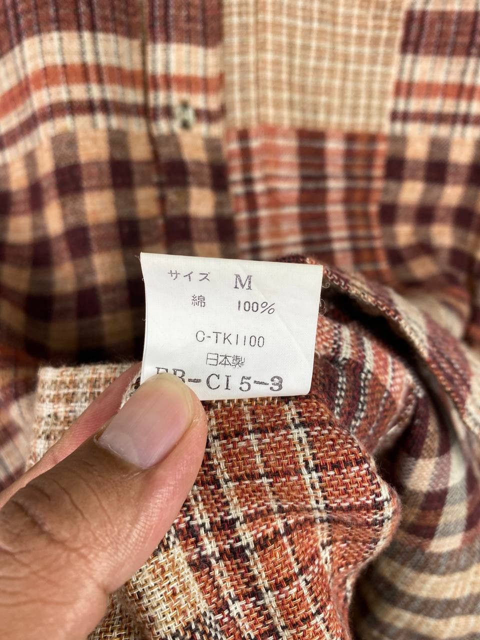 Japanese Brand vintage japanese brand patchworls shirt nice design Size US M / EU 48-50 / 2 - 7 Thumbnail