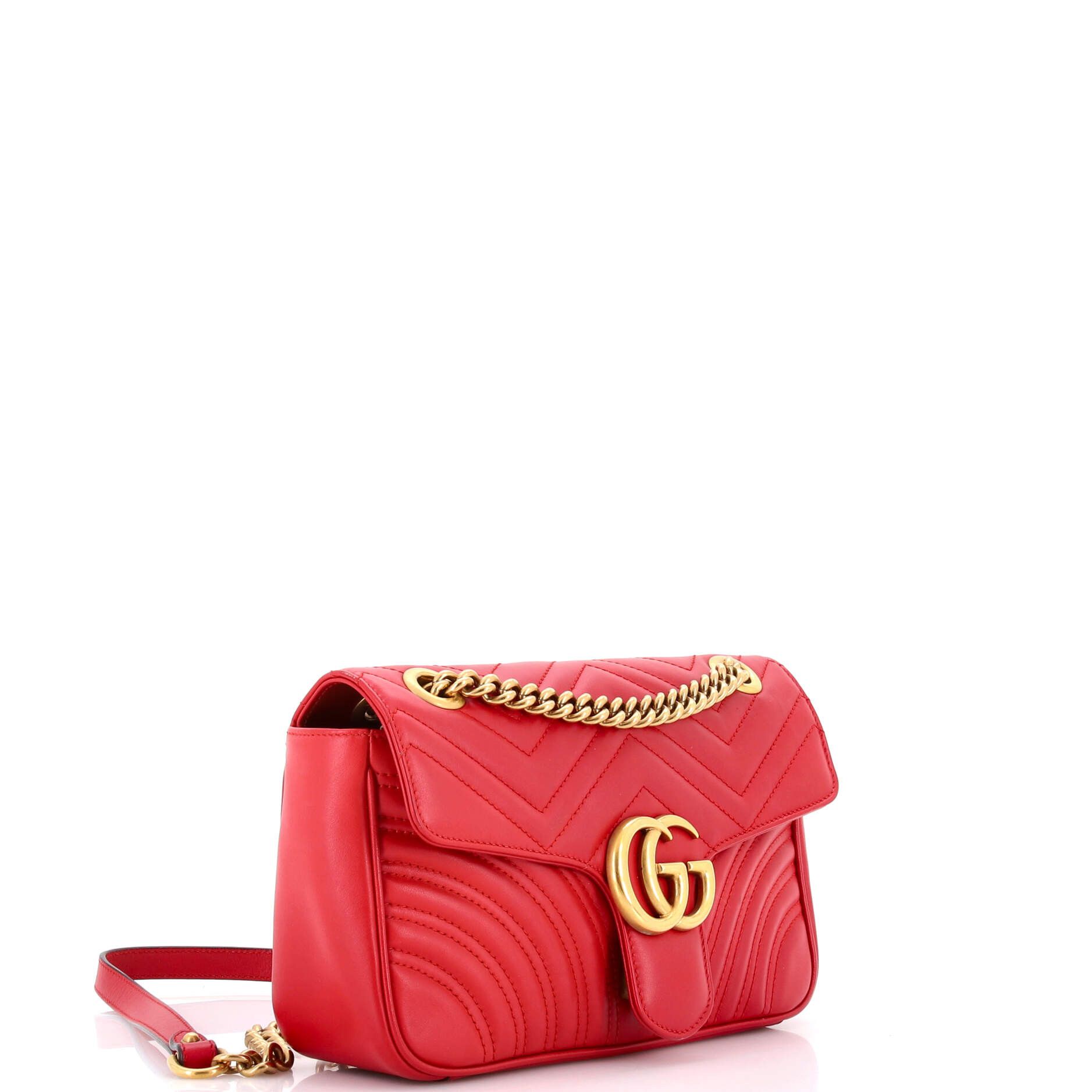 Gucci GG Marmont Flap Bag Matelasse Leather Small Size ONE SIZE - 1 Thumbnail
