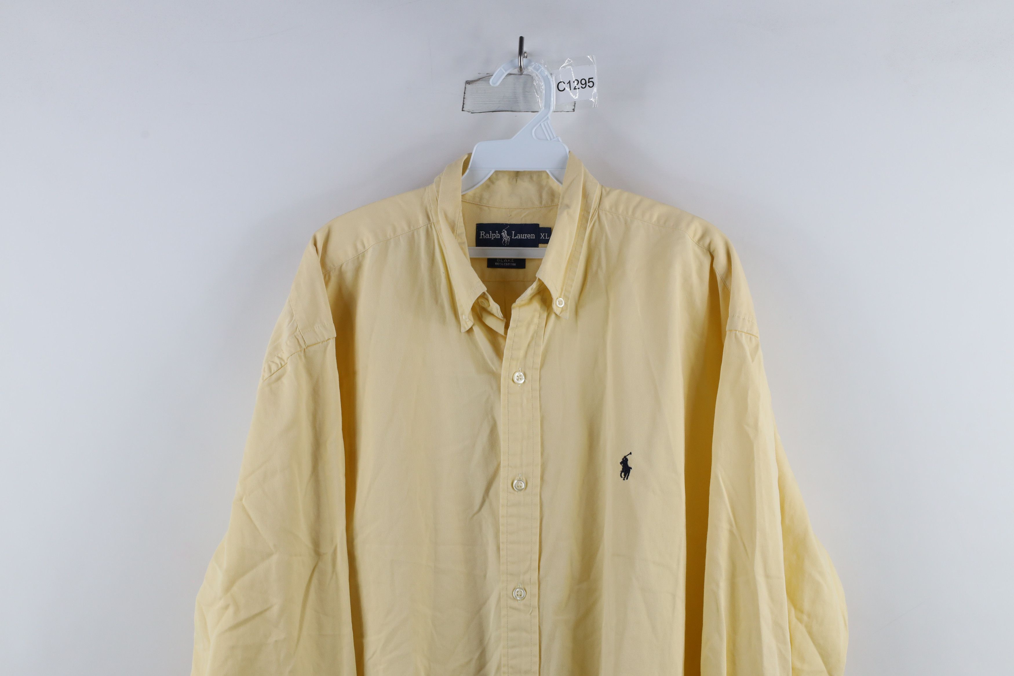 Ralph Lauren × Vintage Vintage 90s Ralph Lauren Blake Collared Button Down Shirt Size US XL / EU 56 / 4 - 2 Thumbnail