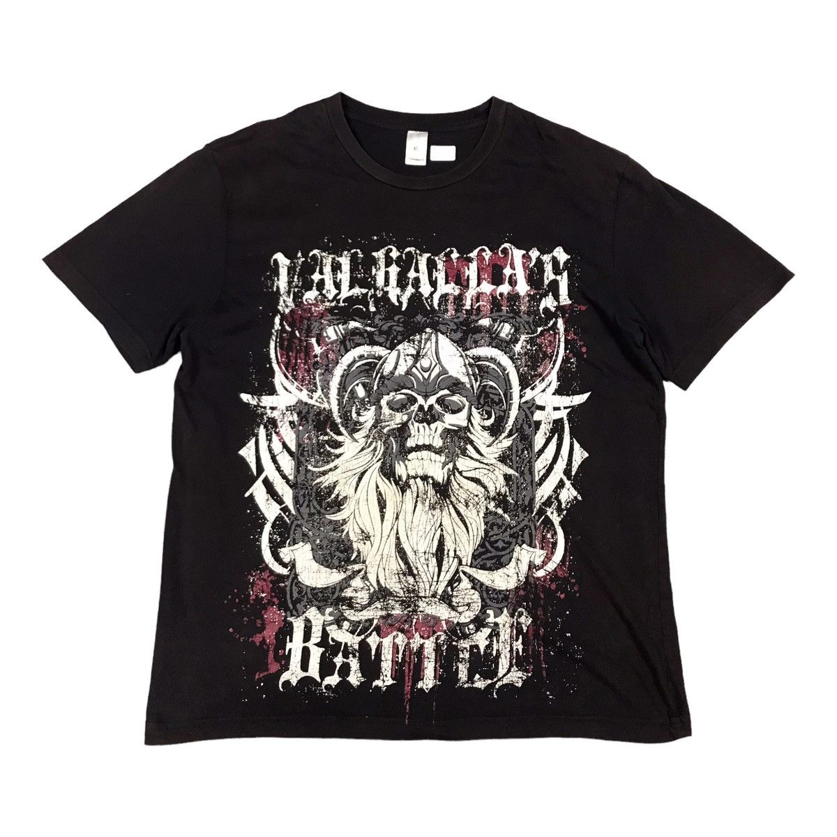 Japanese Brand BLACK SUN FADED VALHALLA BATTLE TSHIRT Size US L / EU 52-54 / 3 - 1 Thumbnail
