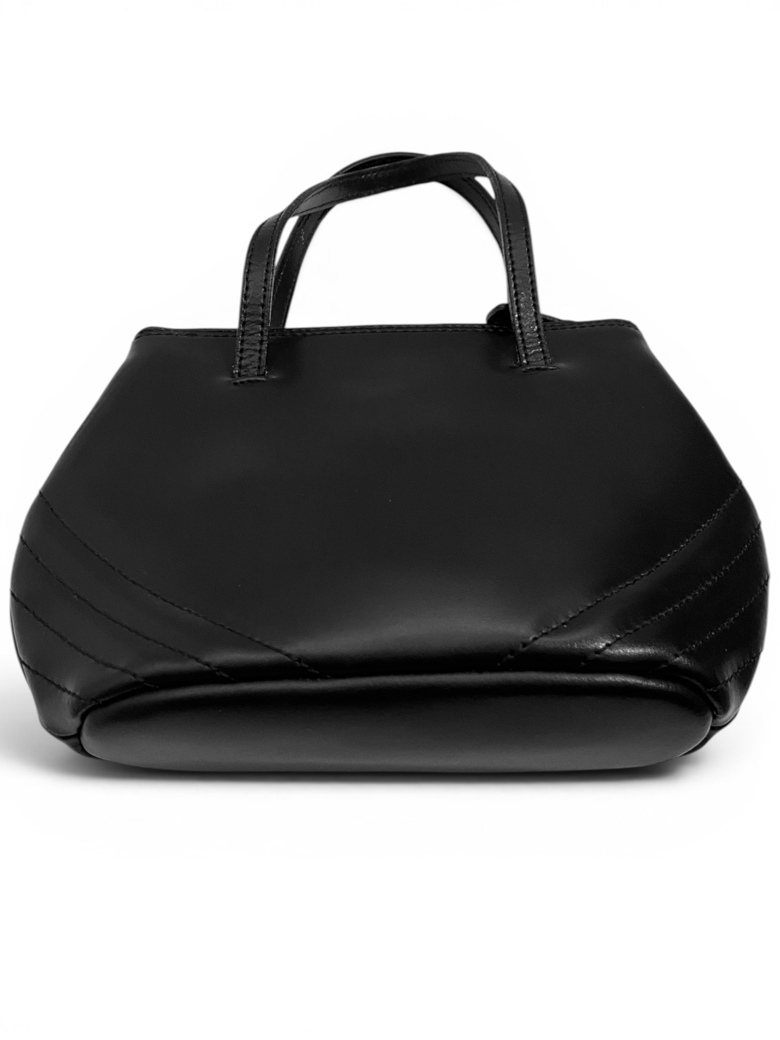 Jean Paul Gaultier Jean Paul Gaultier Logo Leather Black Small Handbag Baby Bag Size ONE SIZE - 4 Thumbnail