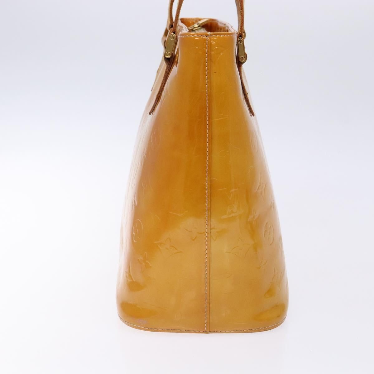 Louis Vuitton LOUIS VUITTON Monogram Vernis Houston Hand Bag Beige M91004 Size ONE SIZE - 5 Thumbnail