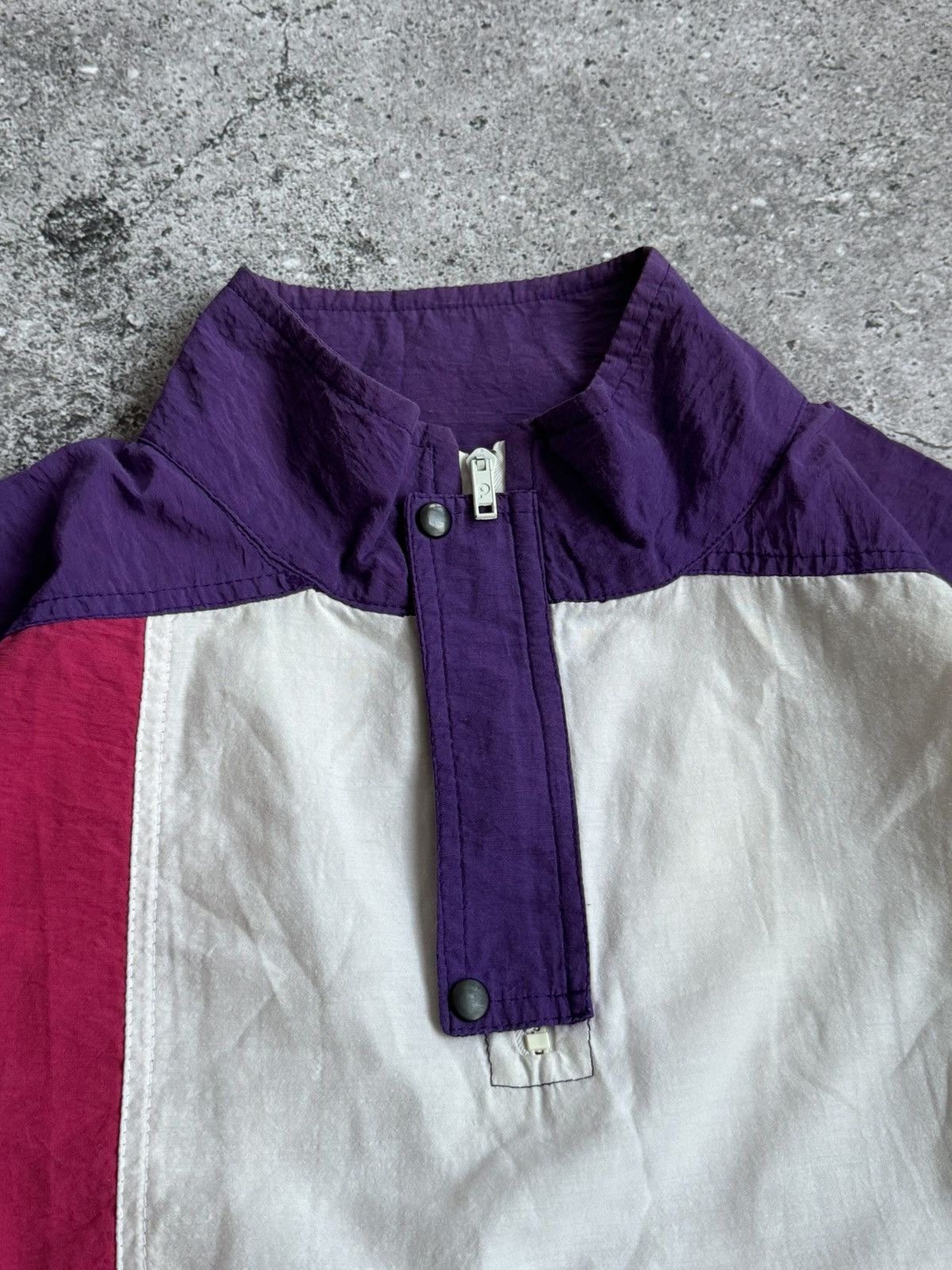 Reebok Vintage Reebok Y2K 1/3 nylon hoodie light jacket Size US M / EU 48-50 / 2 - 9 Thumbnail