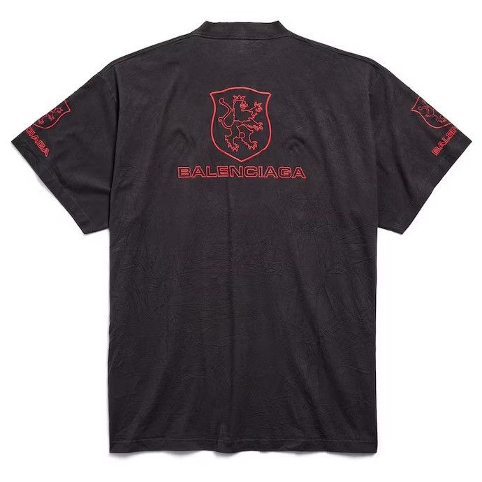 Balenciaga o1bcso1str0426 Lion Club T-Shirt Oversized in Black Size US S / EU 44-46 / 1 - 2 Thumbnail