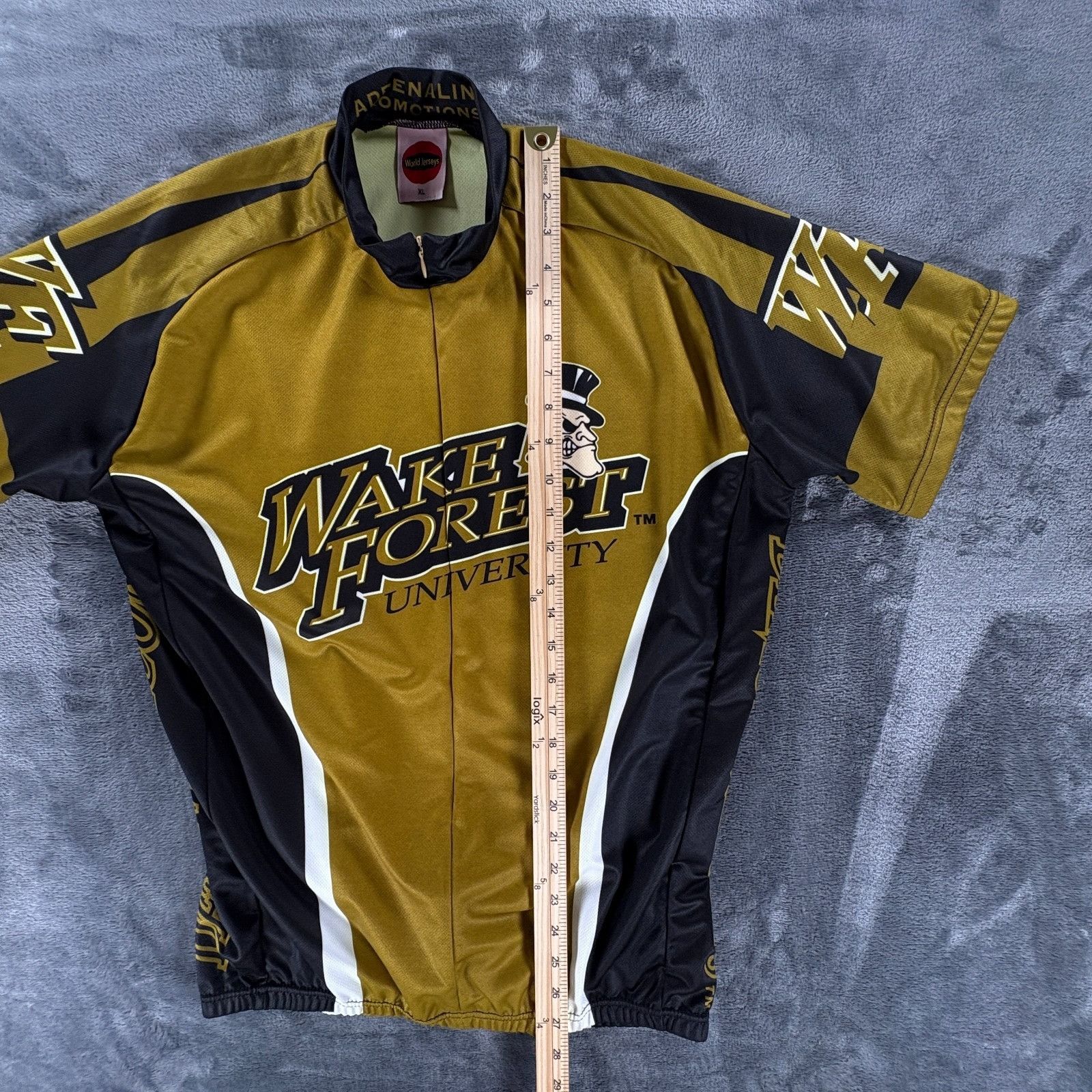 Other World Jerseys Cycling Jersey Men XL Wake Forest Demon Deacon Size US XL / EU 56 / 4 - 19 Thumbnail