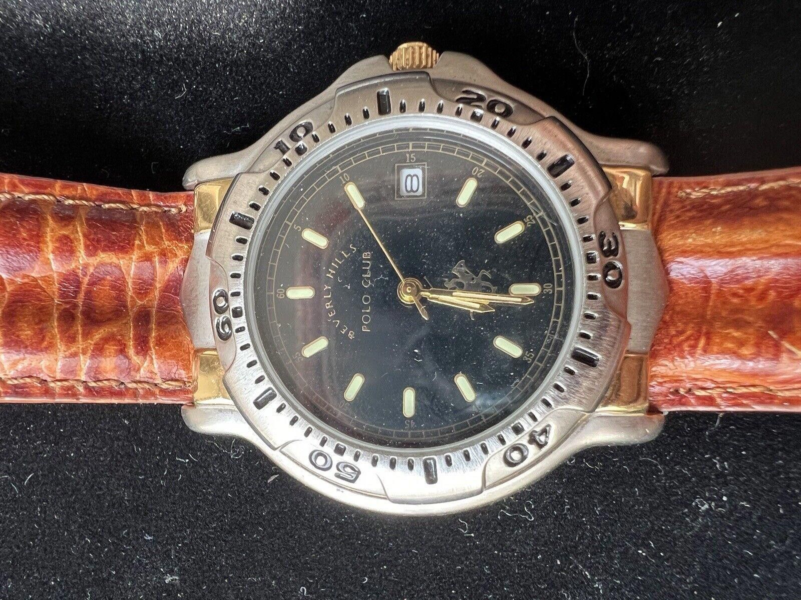 Designer Vintage Us Polo Watch Working New Battery Size ONE SIZE - 1 Thumbnail