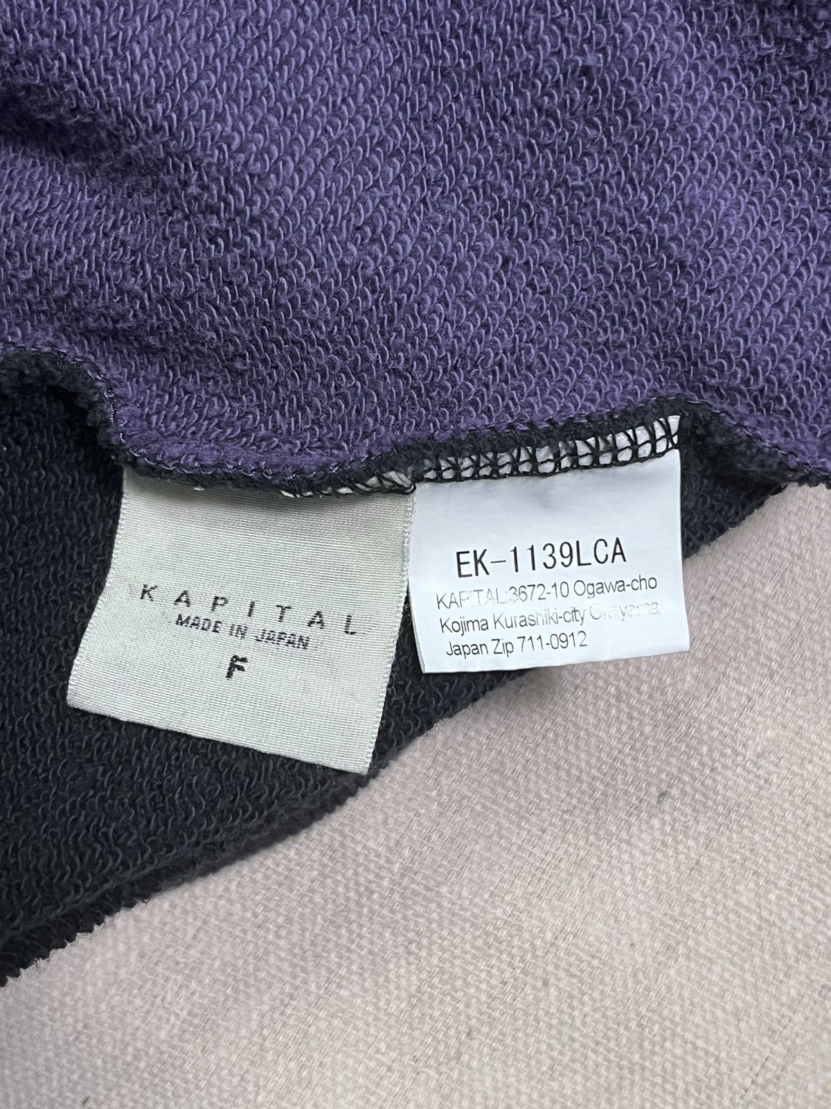 Kapital Kountry Fleece Bone 2TONE Skeleton Crewneck Size US XL / EU 56 / 4 - 6 Thumbnail