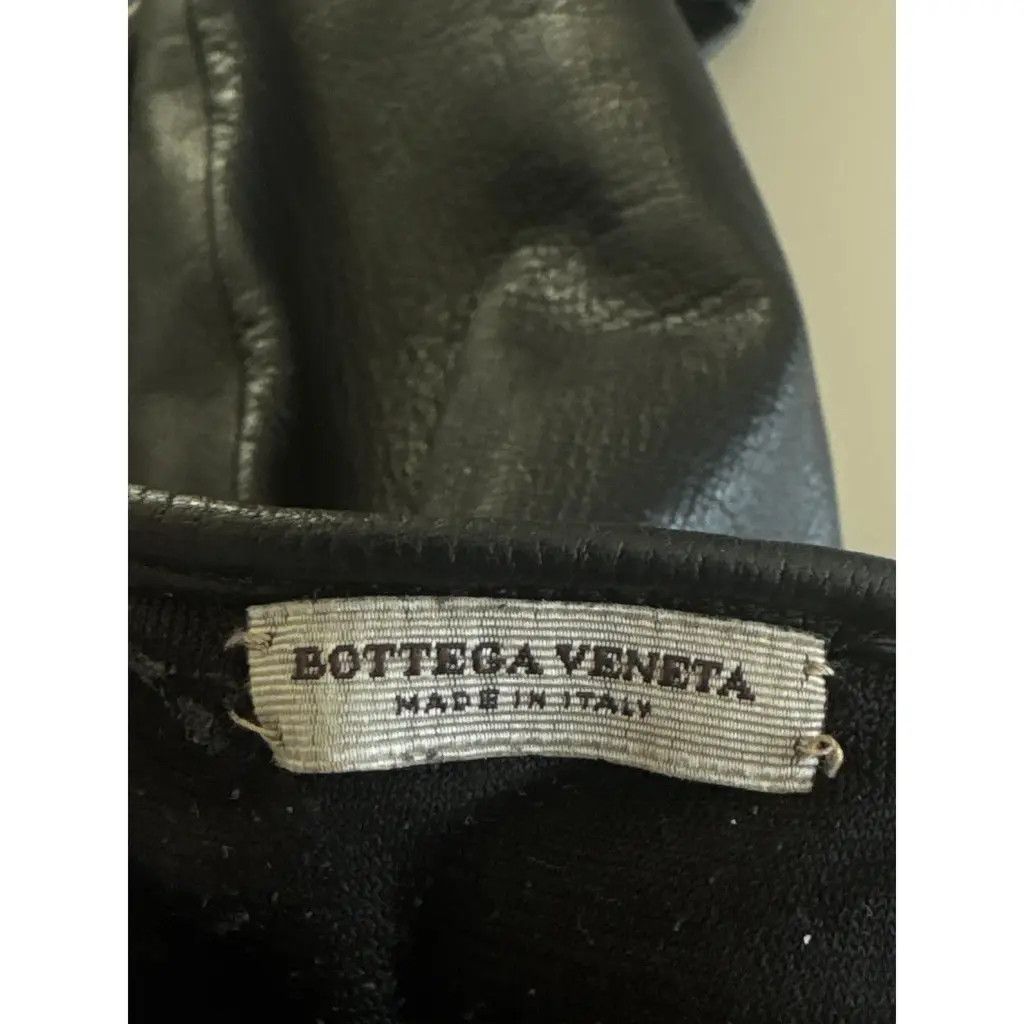 Bottega Veneta Long Laced Leather Gloves Size ONE SIZE - 2 Thumbnail