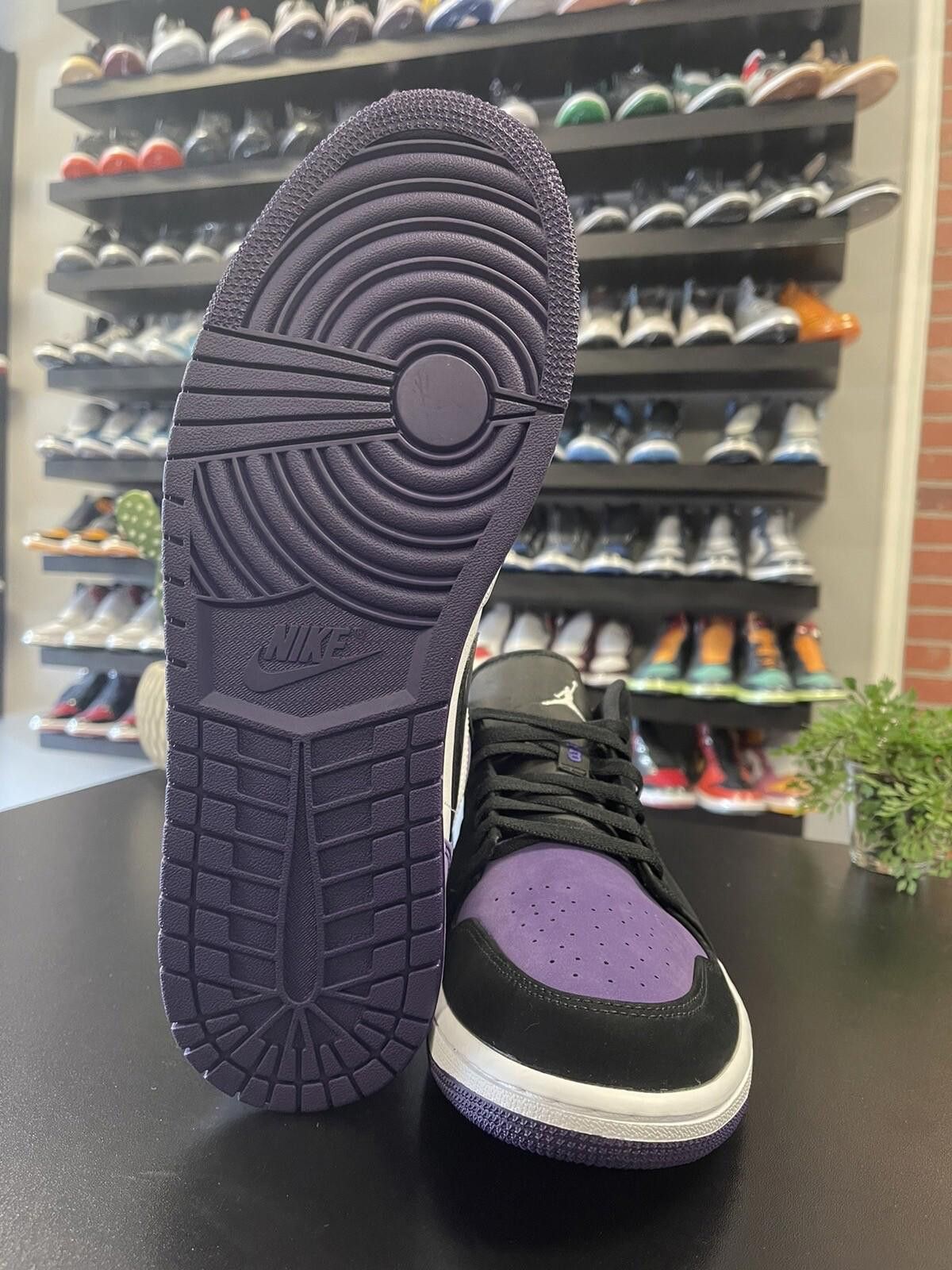 Jordan Brand Size 13 - Nike Air Jordan 1 Low Court Purple 553558-125 Size US 13 / EU 46 - 9 Thumbnail