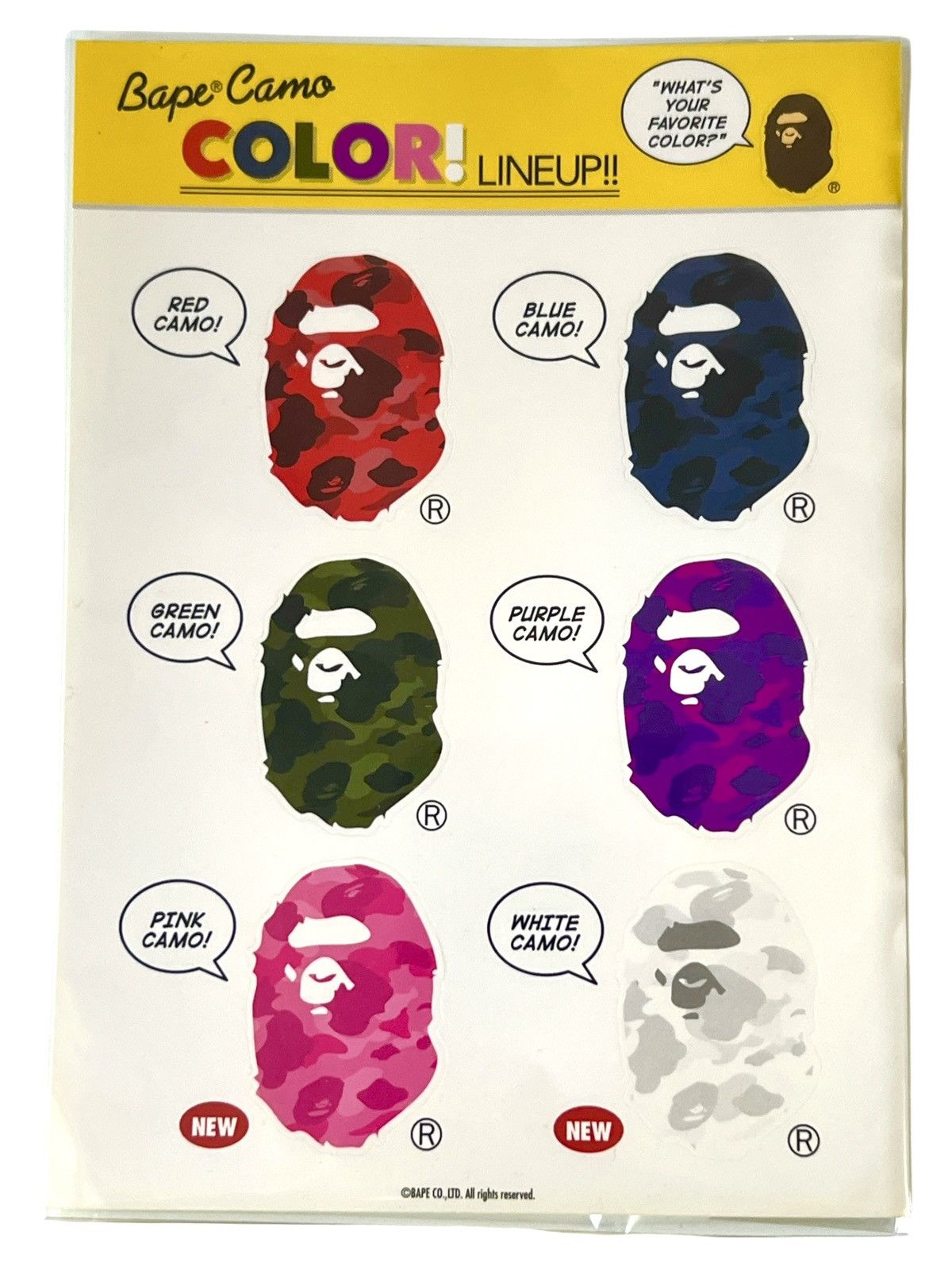 Bape BAPE Multi camo college logo pillow cushion a bathing ape 