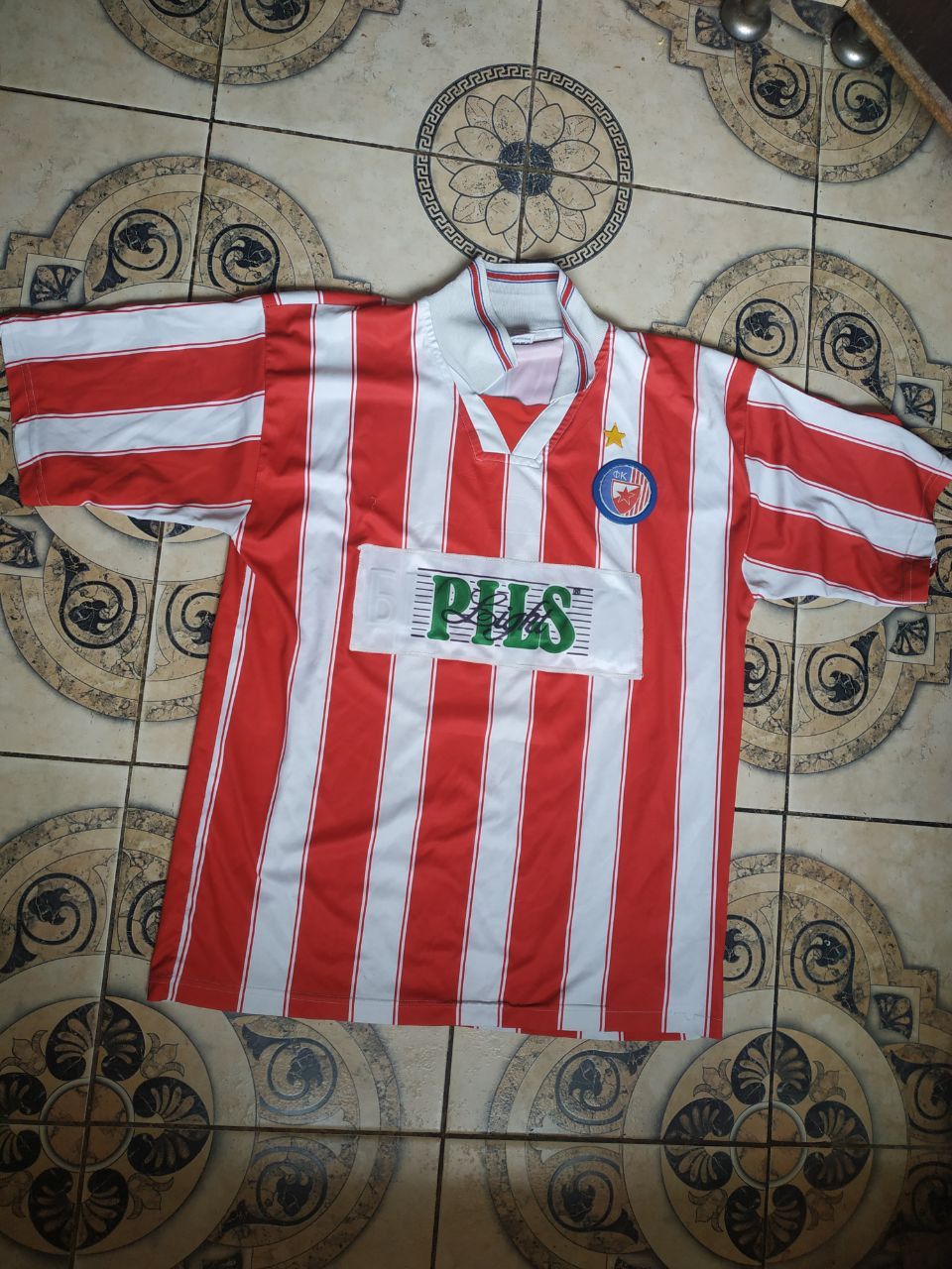 Vintage 90s Crvena Zvezda Jersey RedStar Belgrade Yugoslavia