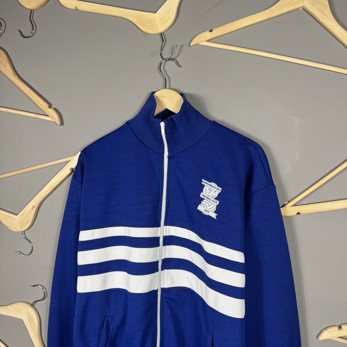 Vintage Score Draw Birmingham City Retro Replica 90s Track Jacket Size US XXL / EU 58 / 5 - 2 Thumbnail