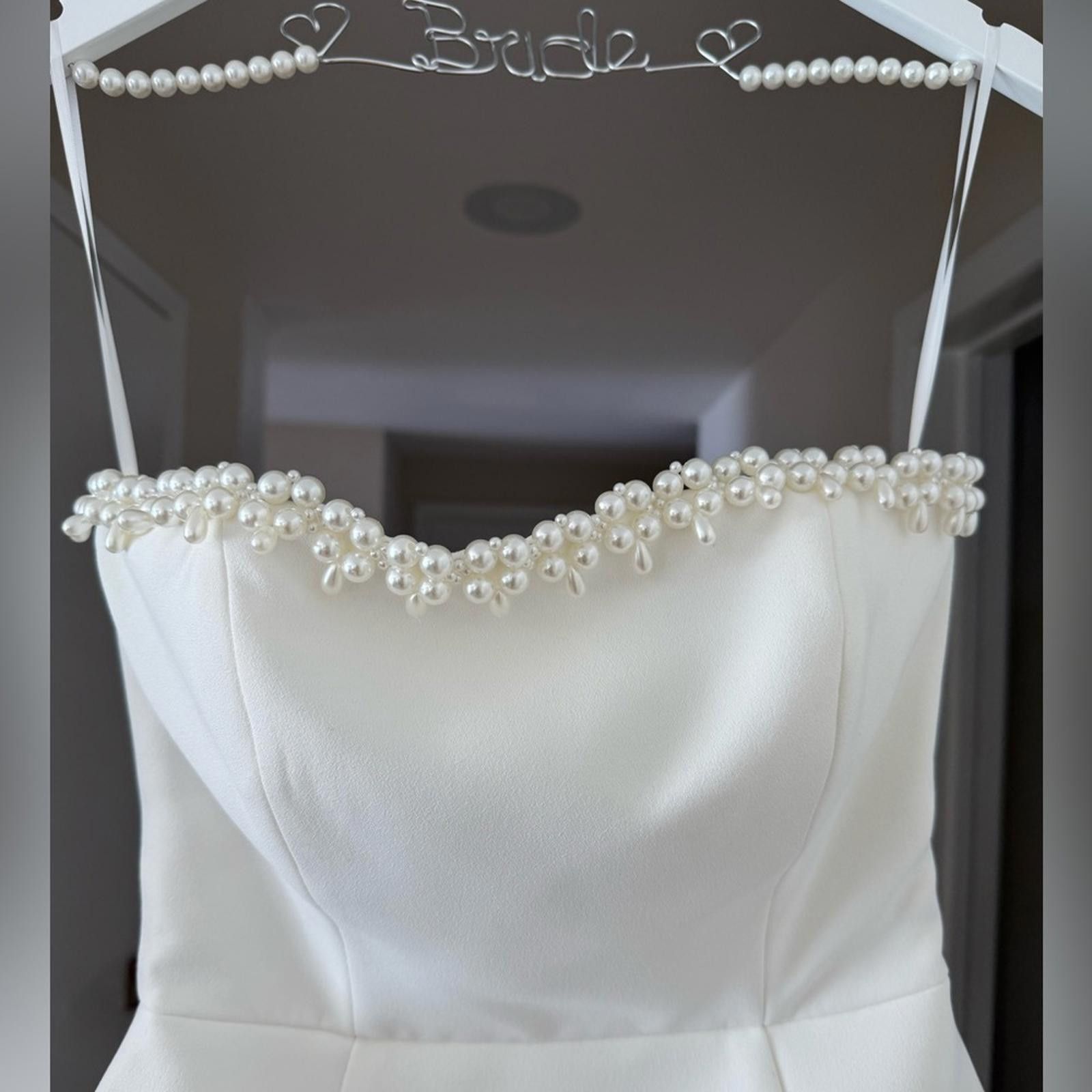 Other NADINE MERABI White Embellished Strap Dress Size S / US 4 / IT 40 - 5 Thumbnail