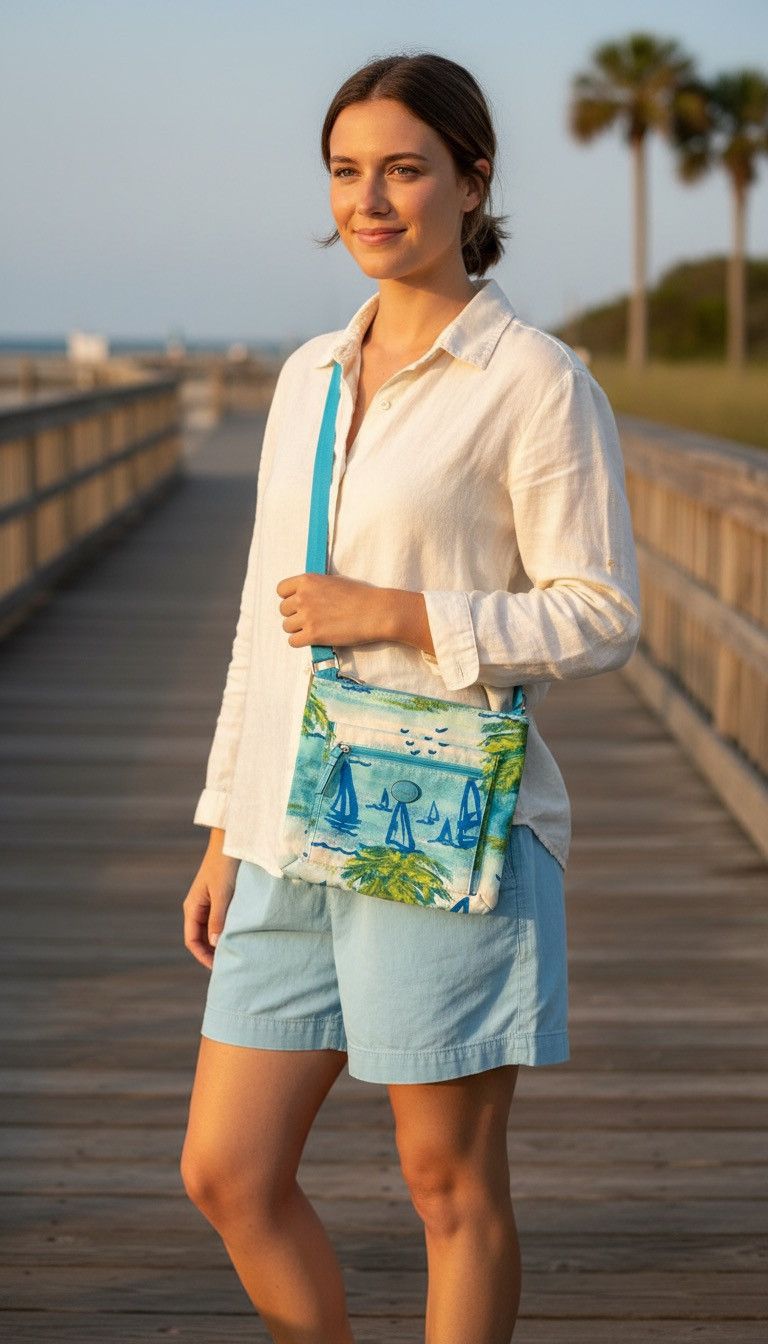 Coach COACH Resort Beach Scene Getaway Swing Pack Size ONE SIZE - 1 Thumbnail