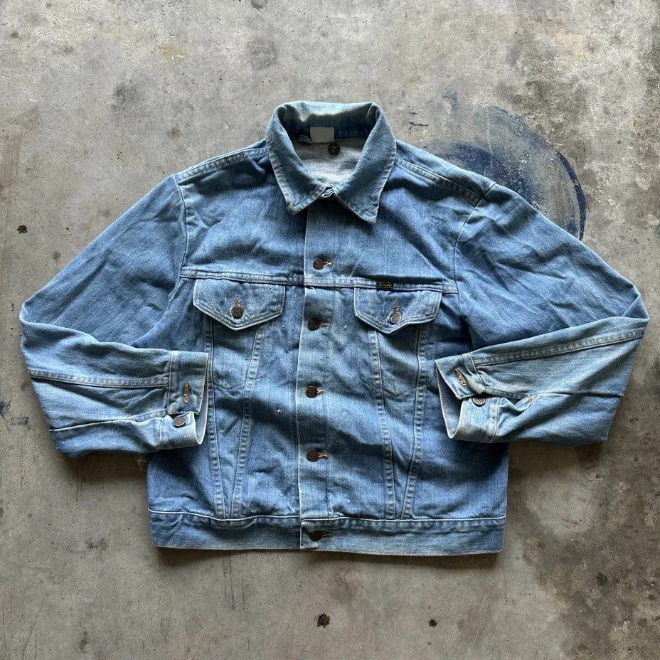 Wrangler Vintage 70s Wrangler Denim Jacket Size Medium Size US M / EU 48-50 / 2 - 1 Thumbnail