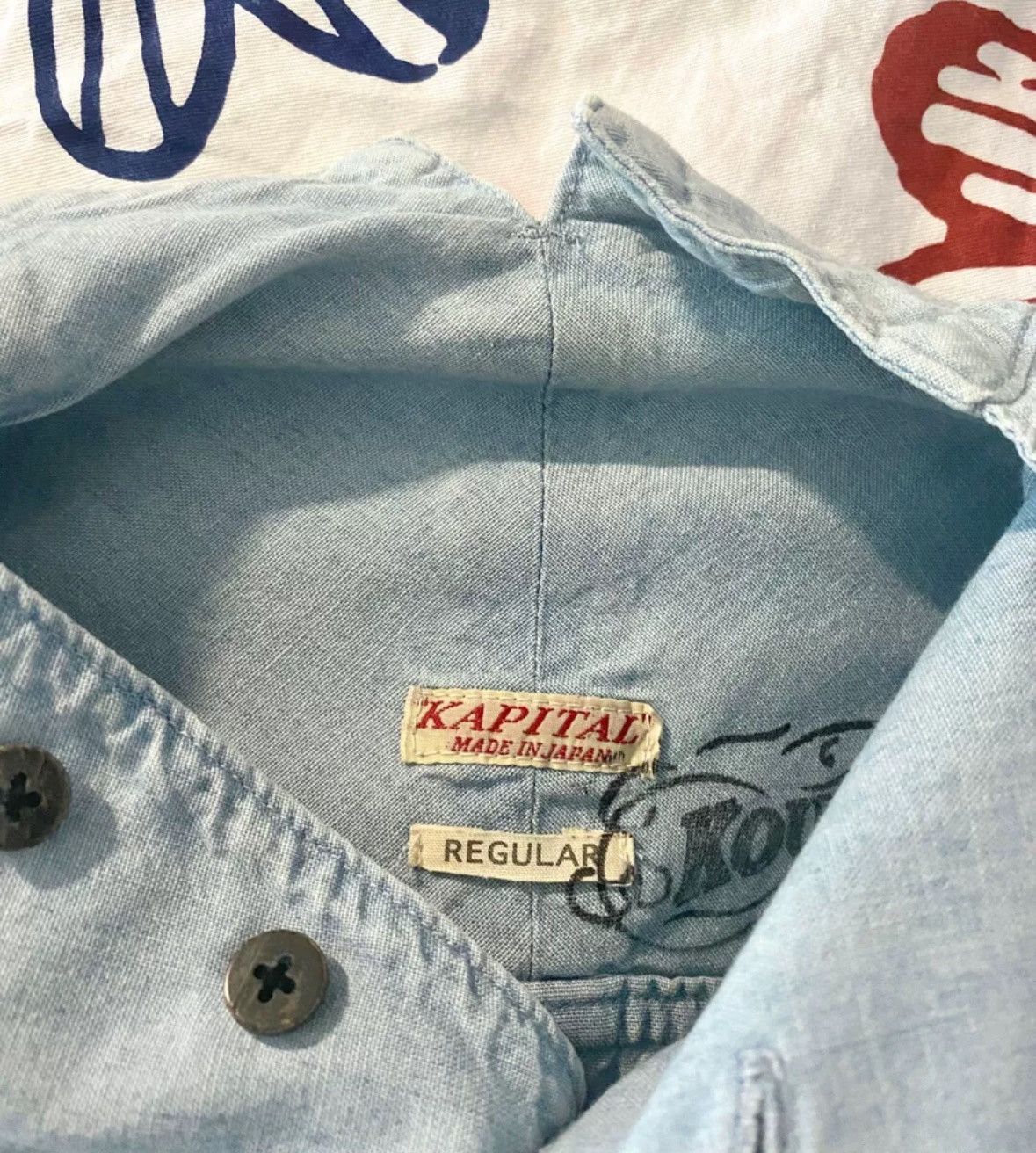 Kapital Kapital denim distressed shirt dress 2412-Nextarrow Size S / US 4 / IT 40 - 7 Thumbnail
