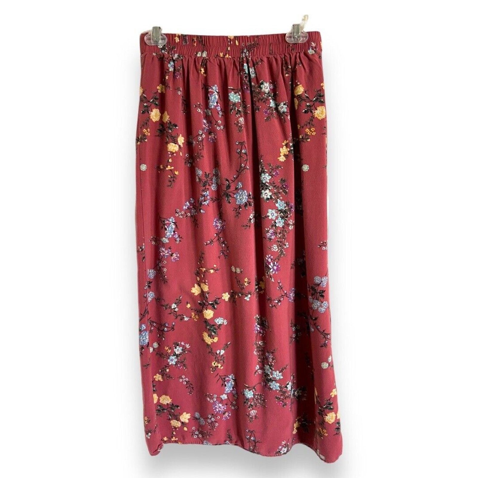 Other Xhilaration Womens Skirt Sz S Long Floral Shorts Button Size 24" / US 00 / IT 34 - 2 Thumbnail