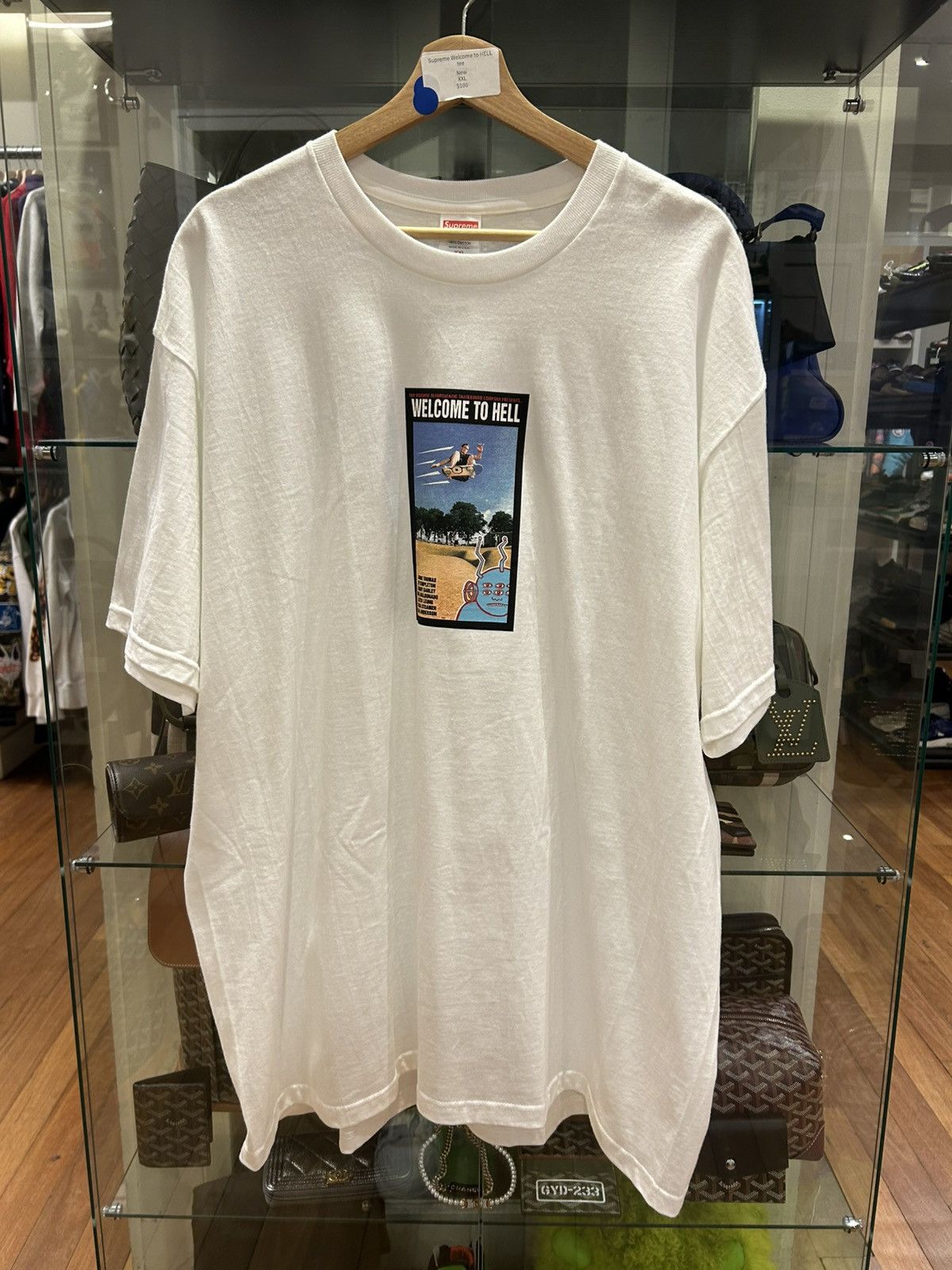 Supreme Supreme Welcome To Hell Tee Size US XXL / EU 58 / 5 - 1 Thumbnail
