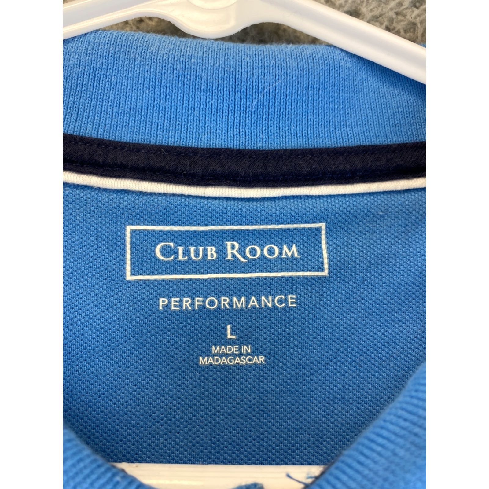 Club Room Club Room Golf Polo Shirt Blue Short Sleeve Size L Adult Regular American Mens Size US L / EU 52-54 / 3 - 5 Thumbnail