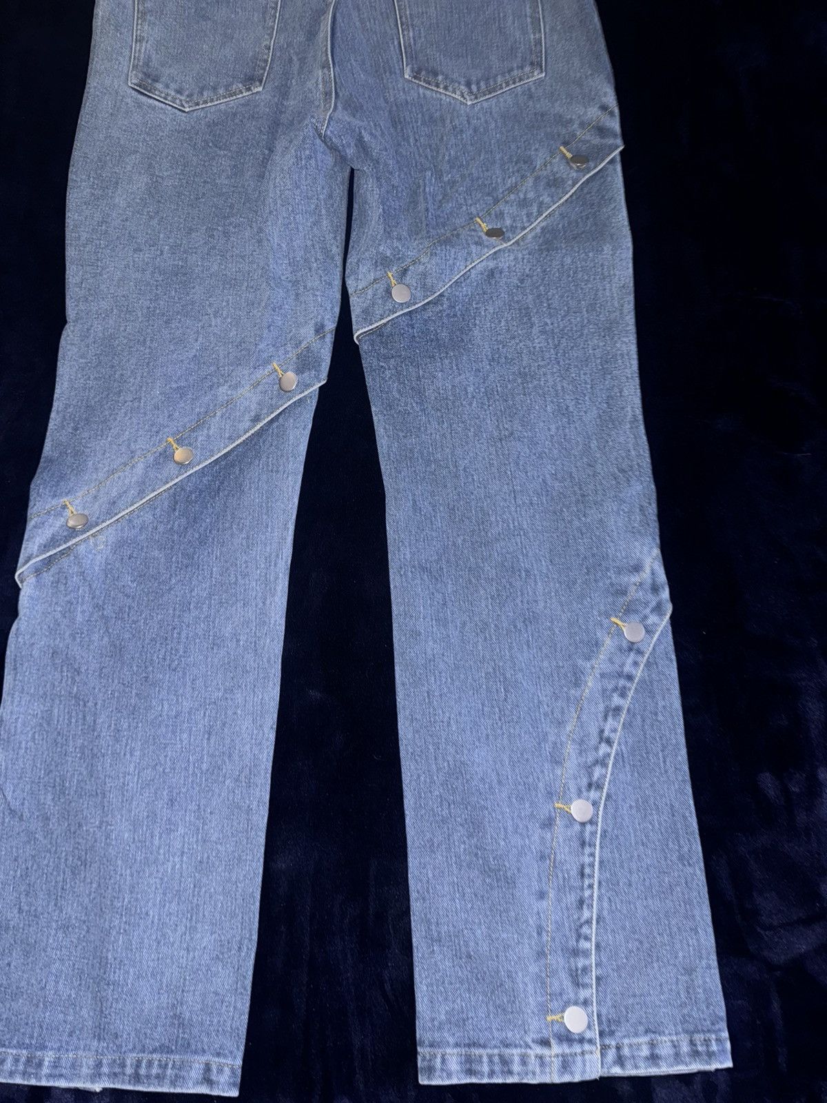 Other Button Lose Straight Jeans Size US 34 / EU 50 - 9 Thumbnail