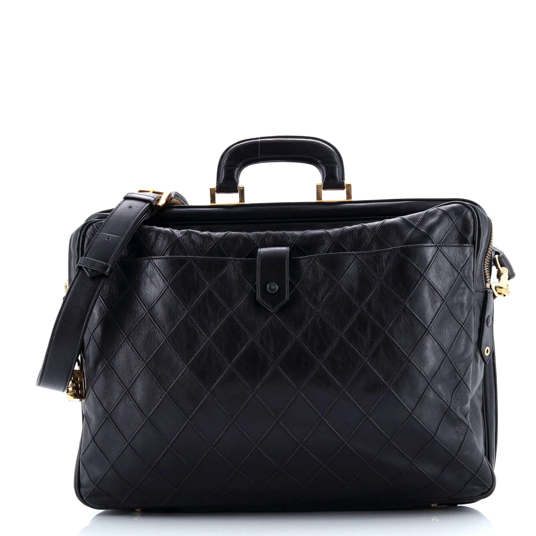 Chanel Vintage Diamond Stitch Weekender Size ONE SIZE - 1 Thumbnail