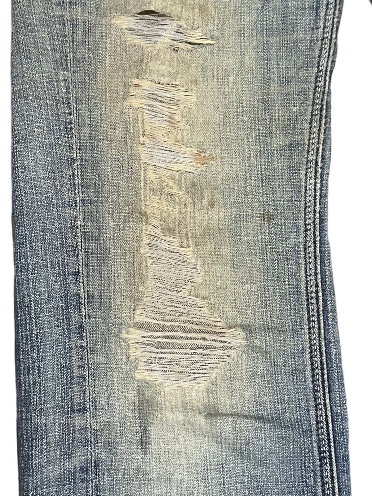 14th Addiction Vintage Denim Craft Flare Mudwash Ripped Distressed Denim Size US 31 - 7 Thumbnail