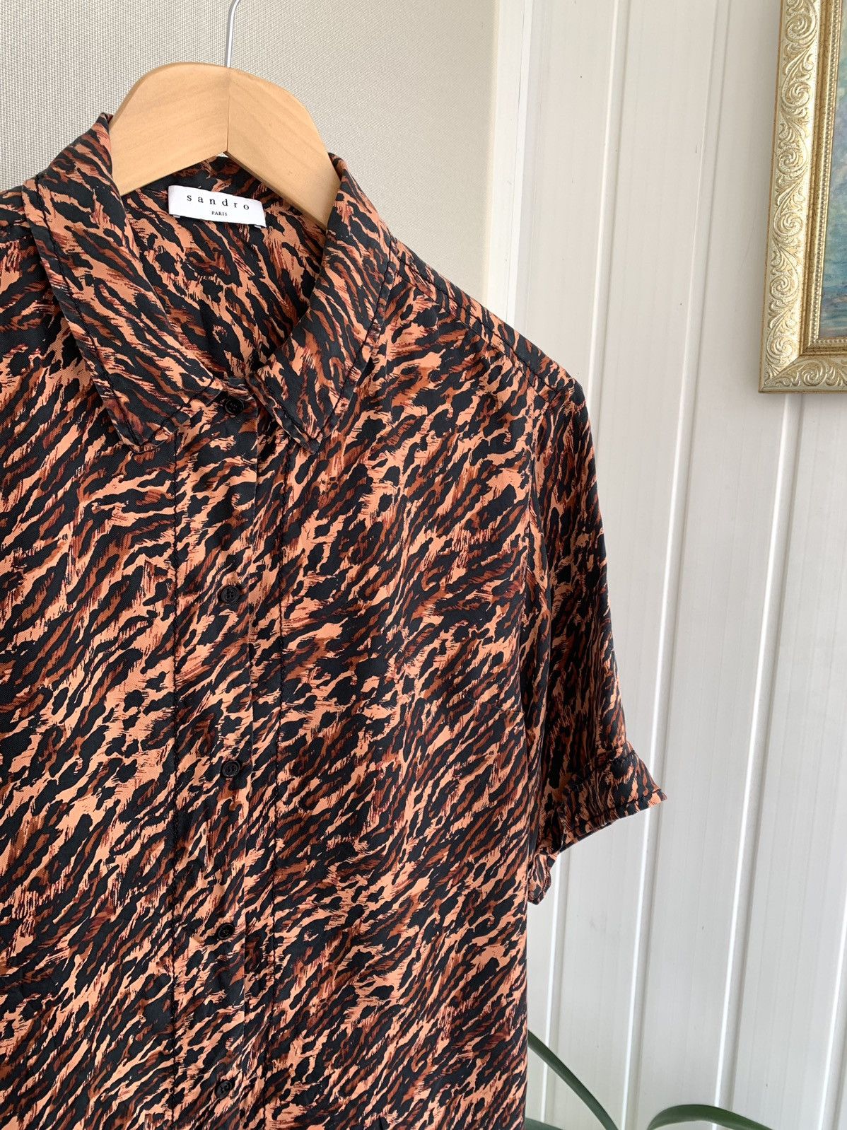 Sandro Sandro Paris Women’s Shirt Size 2 Size L / US 10 / IT 46 - 3 Thumbnail