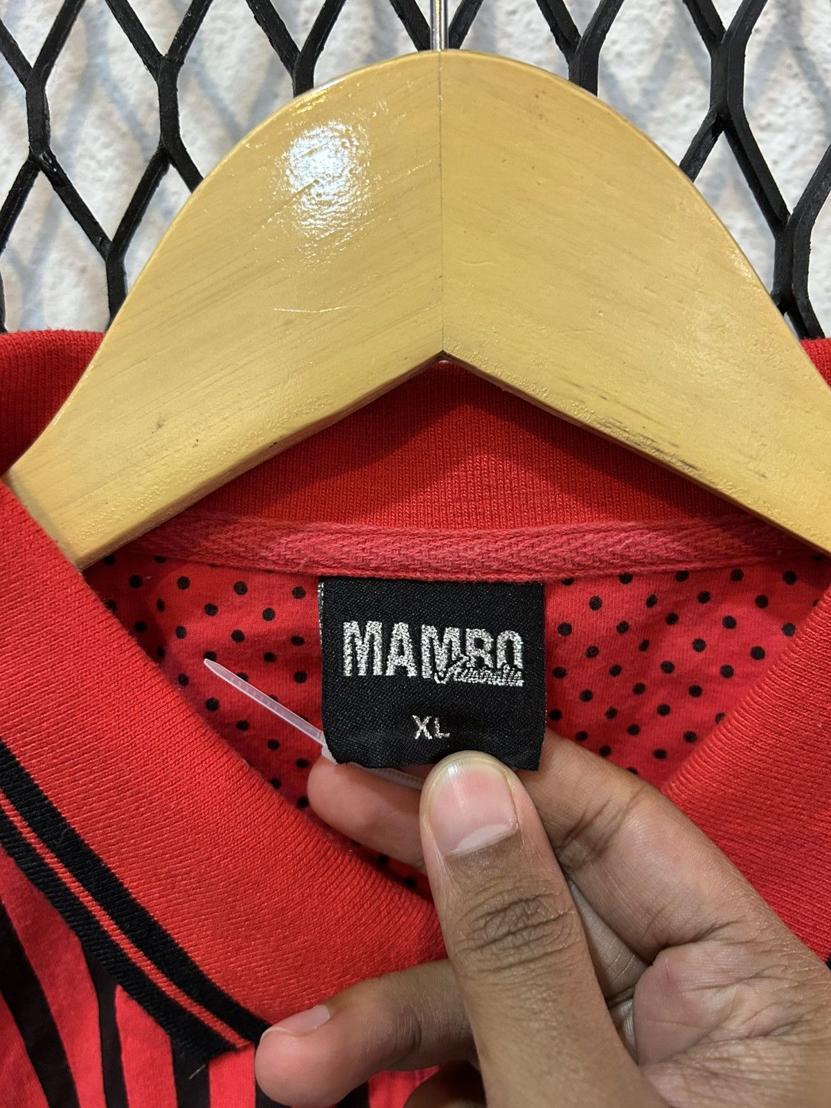 Mambo Collar Mambo surfing spellout big logo stripe design Size US XL / EU 56 / 4 - 3 Thumbnail