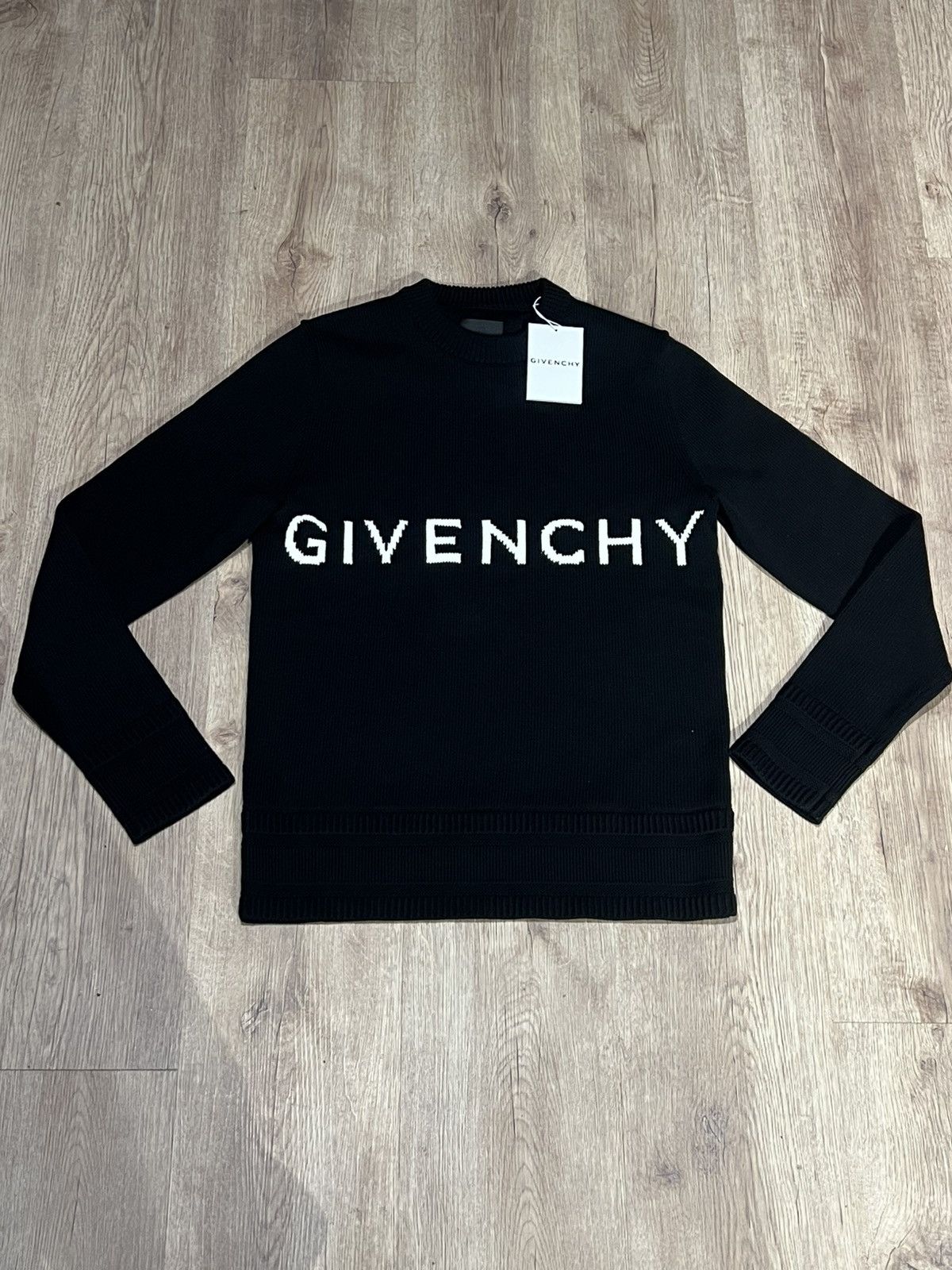 Givenchy Givenchy Logo Knit Sweater Black (S) — 100% Cotton — BNWT Size US S / EU 44-46 / 1 - 1 Thumbnail