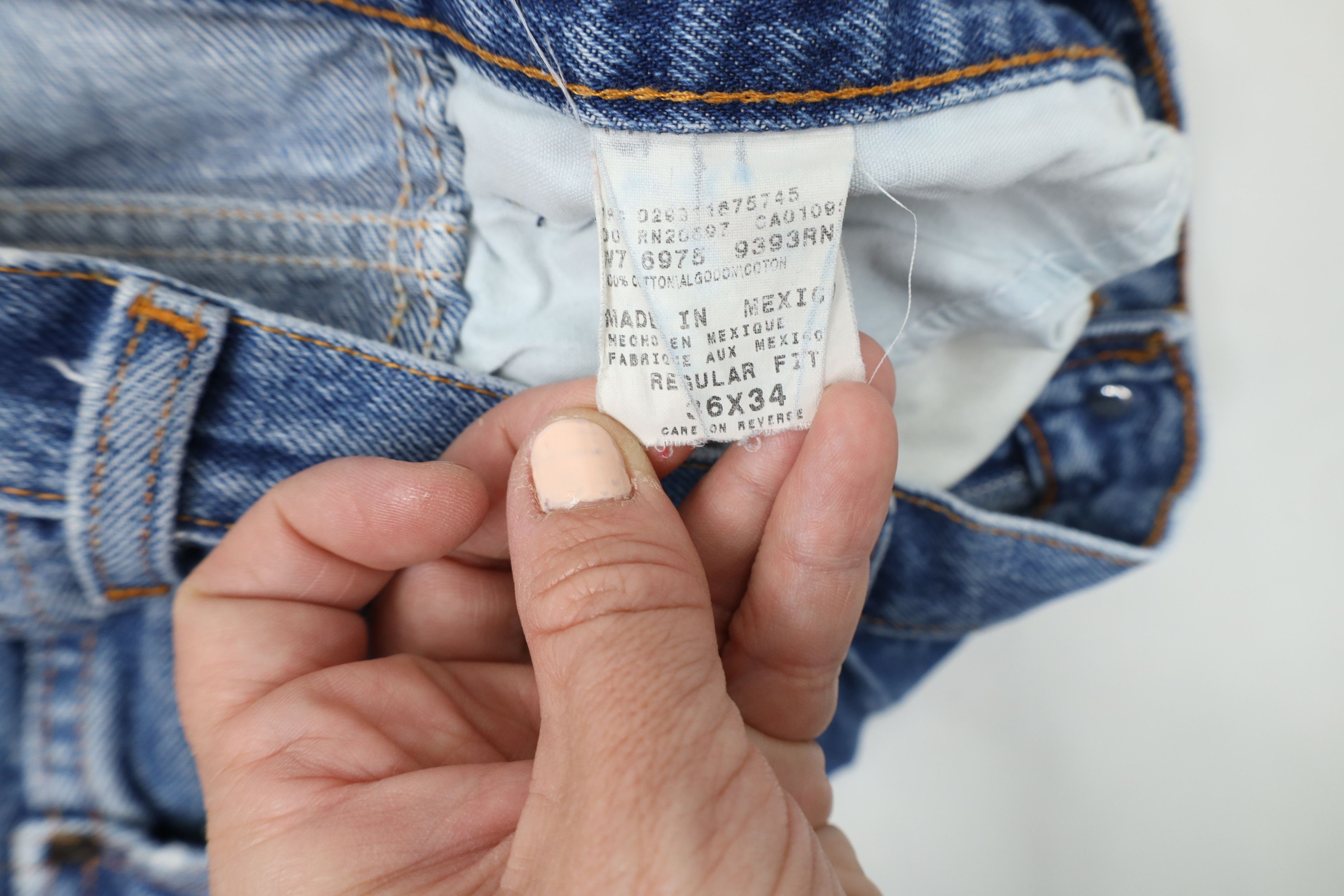 Dickies × Vintage Vintage Y2K Dickies Regular Fit Denim Jeans Blue Cotton Size US 36 / EU 52 - 9 Thumbnail