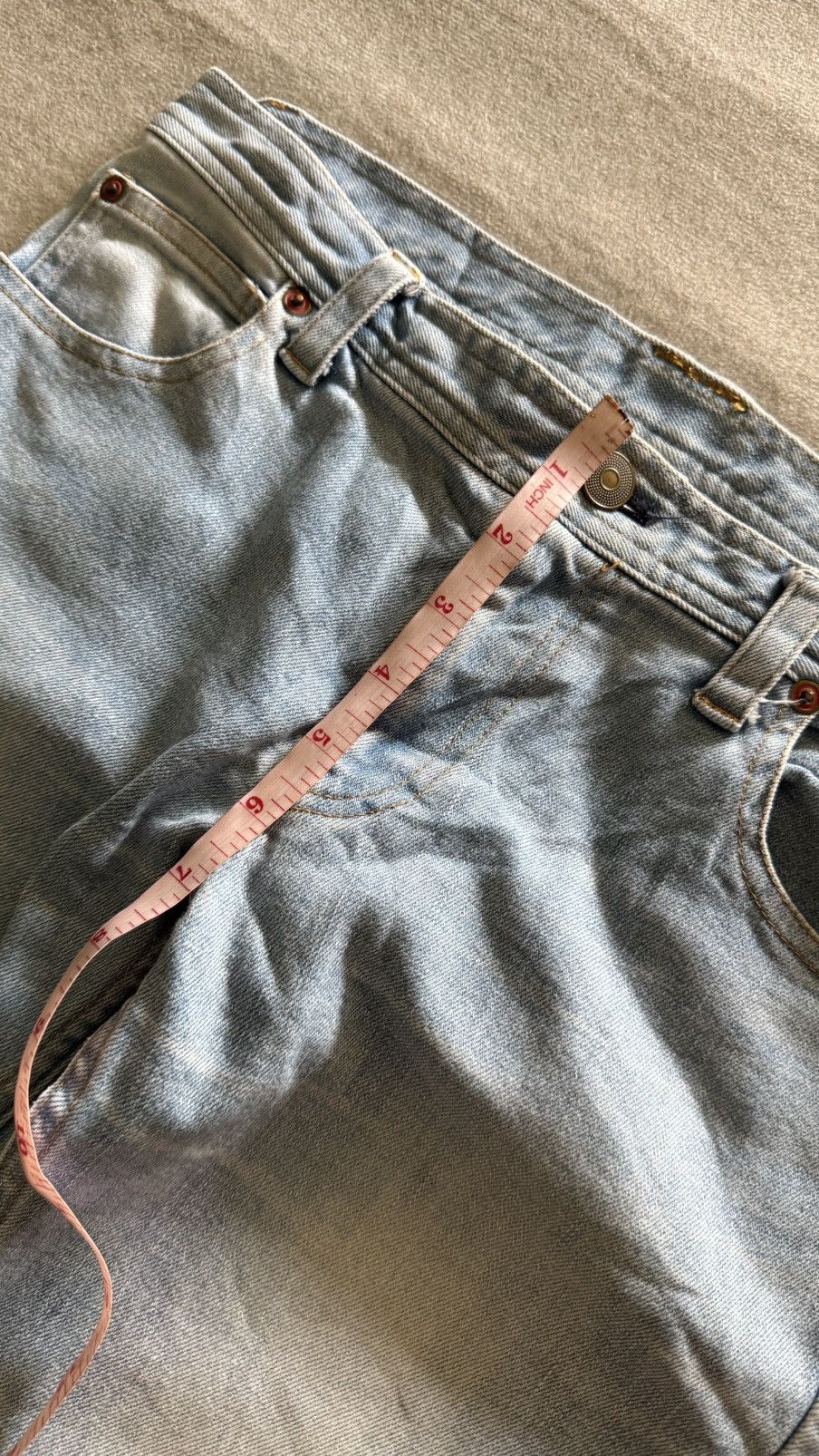 KEITAMARUYAMA Keita Maruyama Beauty Bar Denim Heart Embroidery Size 30" / US 8 / IT 44 - 18 Thumbnail