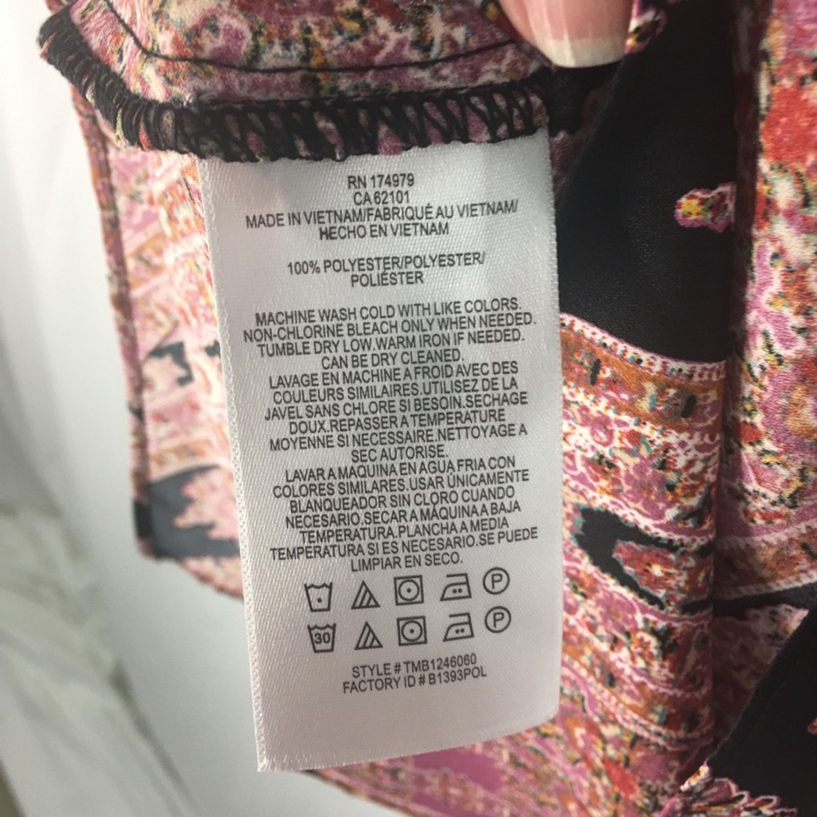 Bcbgmaxazria NWT BCBGMazAzria Women's Woven Top Blouse Size Medium Size M / US 6-8 / IT 42-44 - 7 Thumbnail