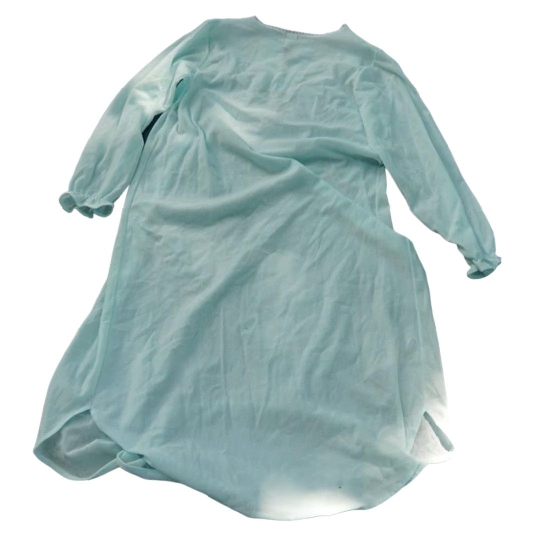 Vintage VINTAGE Kelly Reed Nightgown Shirt Robe Women M Blue Size ONE SIZE - 2 Thumbnail