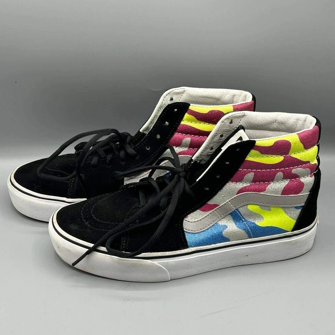 Vans Vans Sk8-Hi High Top Sneakers 8 Glitter Skateboard 721356 Size US 8 / EU 41 - 6 Thumbnail