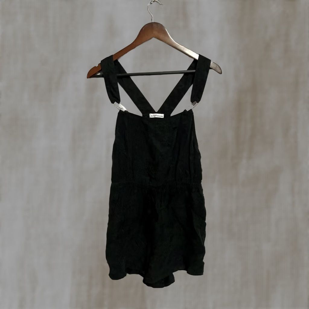 Vintage VINTAGE Dainty Hooligan Black Women's Romper S with Adjustable Straps Solid Summer Boys Girls Size 28" / US 6 / IT 42 - 1 Thumbnail
