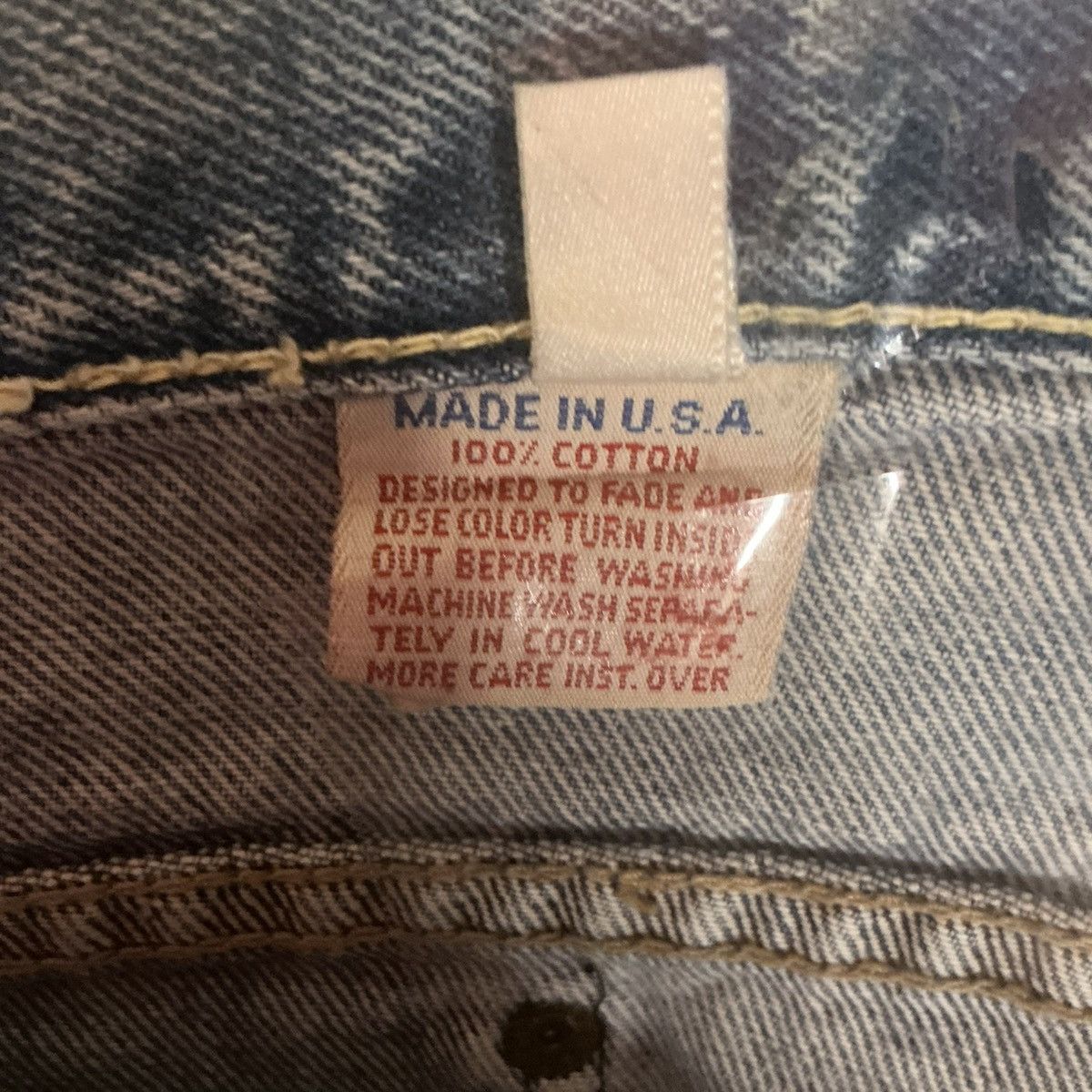 Calvin Klein Vintage Calvin Klein Jeans 38x28 USA Distress Straight Leg Size US 38 / EU 54 - 6 Thumbnail