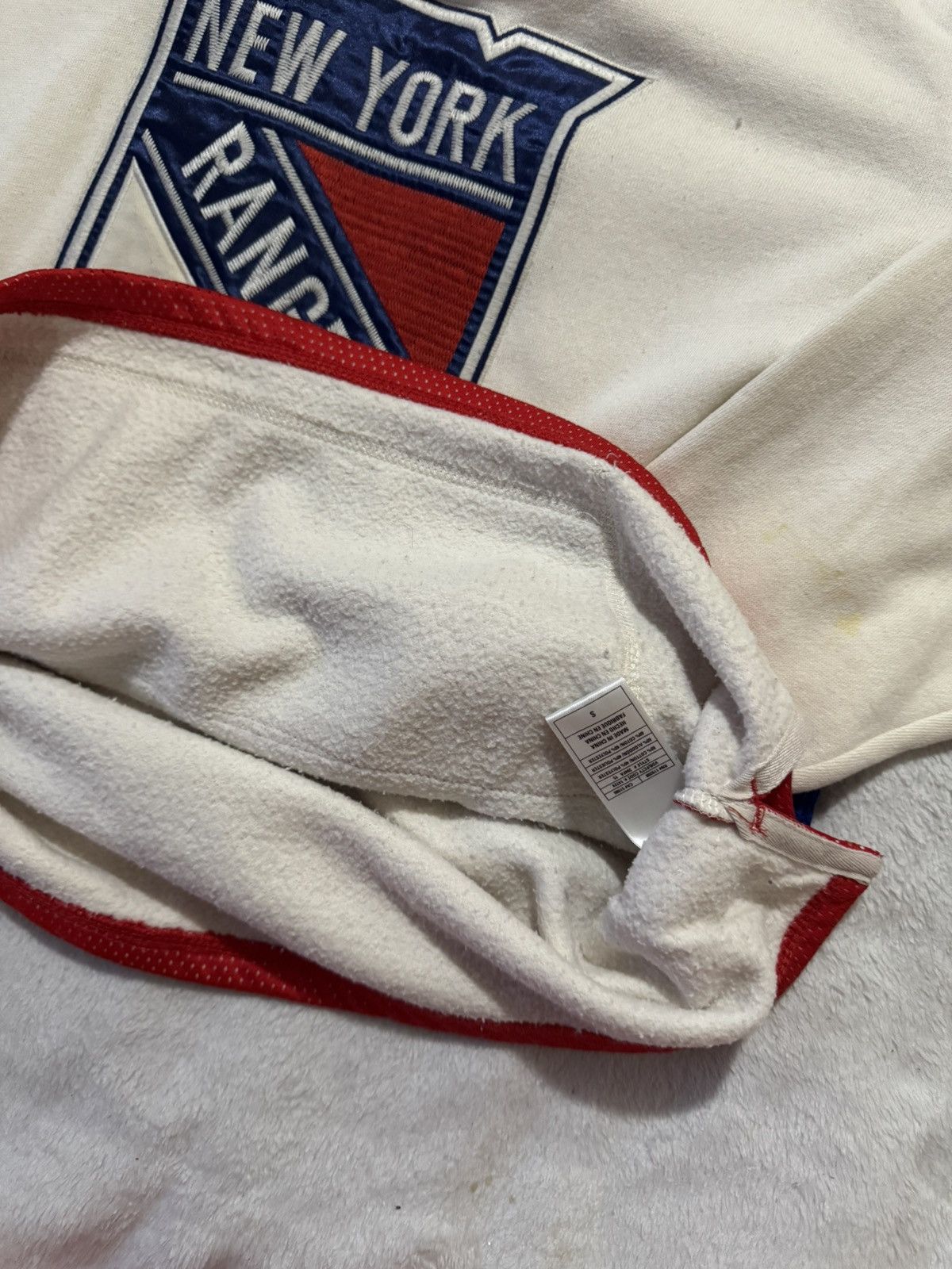 Ccm New York Rangers Fleece Hoodie Size US S / EU 44-46 / 1 - 4 Thumbnail