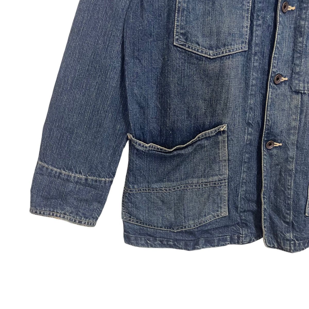 Edwin VINTAGE EDWIN 503 REBEL CHORE DENIM JACKET Size US M / EU 48-50 / 2 - 8 Thumbnail