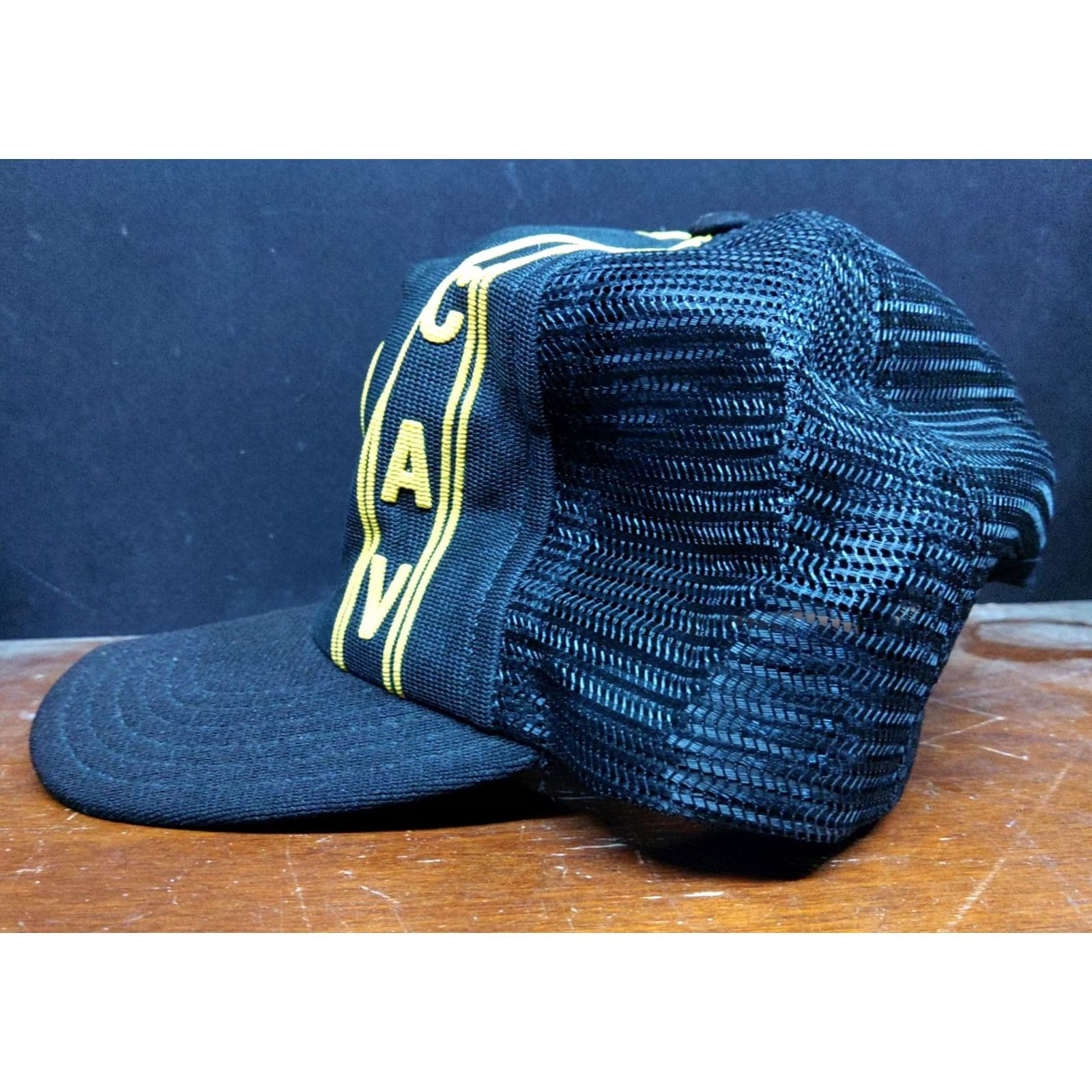 Vintage VINTAGE US Army Hat Adjustable USA Made Baseball Cap Mens Yellow USA Army Pattern Solid Twill Cotton Acrylic Size ONE SIZE - 2 Thumbnail