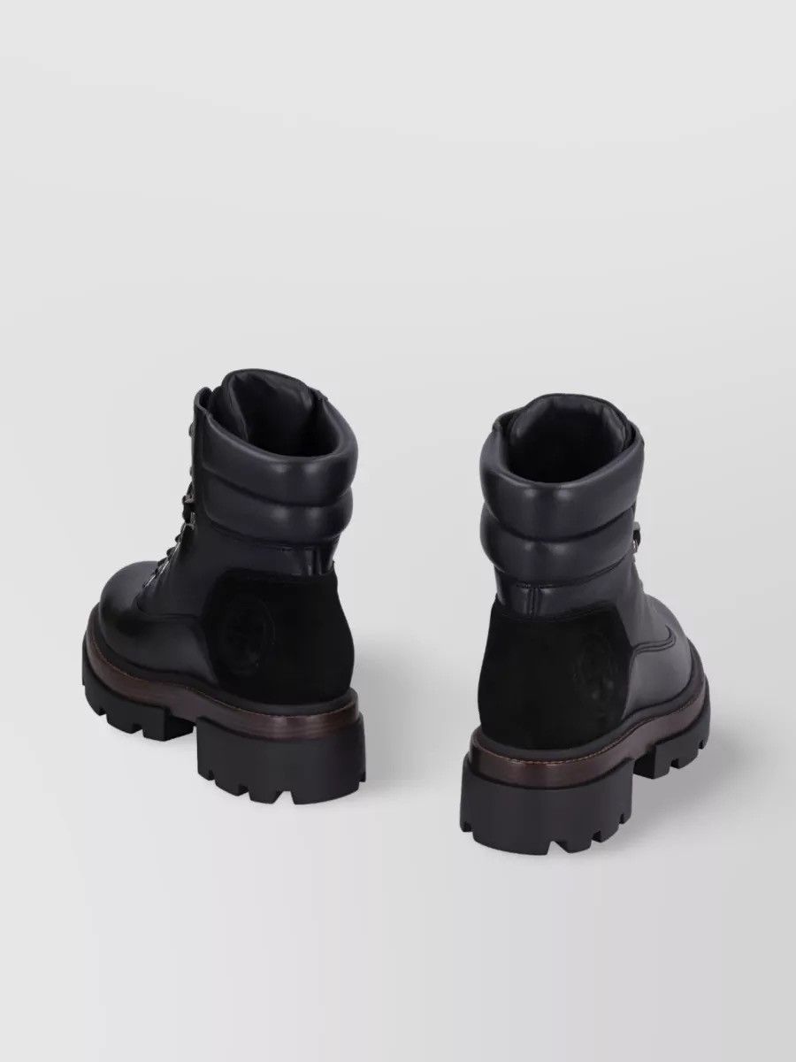 Tory Burch Tory Burch Lug Miller leather boots signature TB monogram Size US 8 / IT 38 - 3 Thumbnail