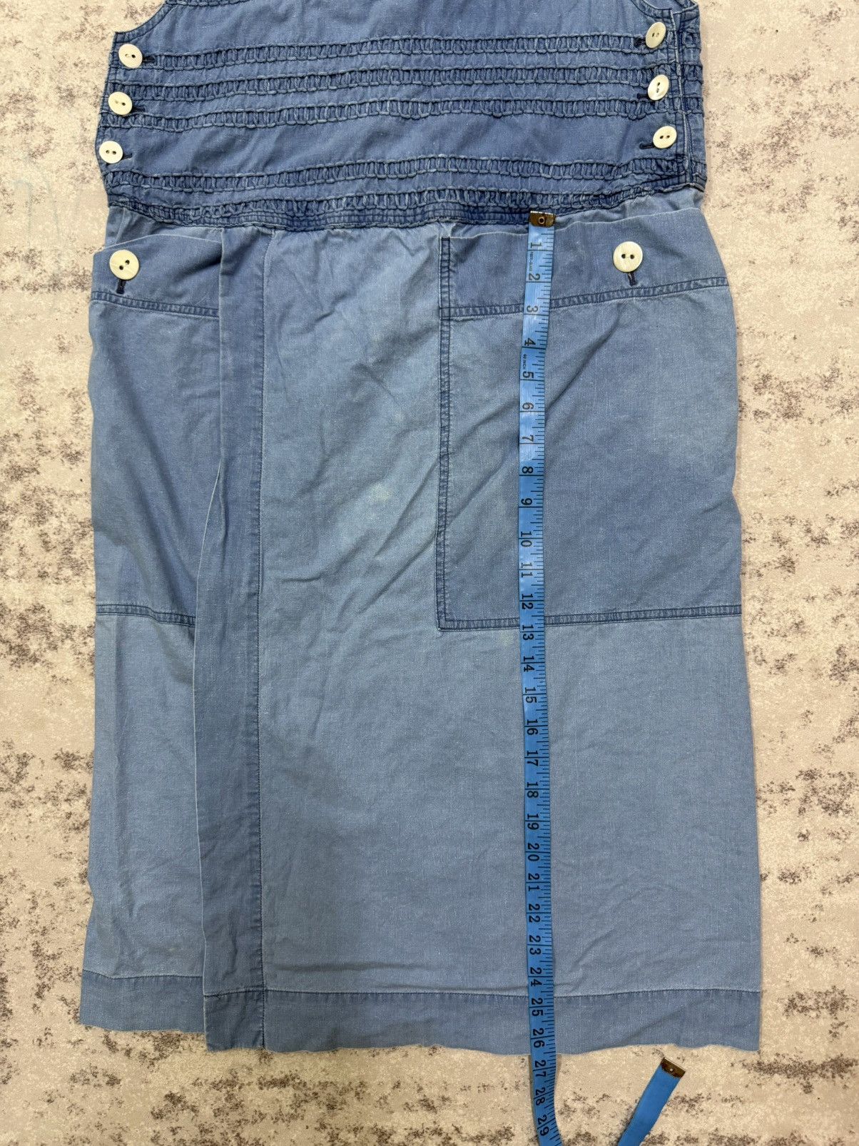 Hai Sporting Gear Issey miyake Hai Sporting Gear Denim Sleeveless Long Dress Size S / US 4 / IT 40 - 17 Thumbnail