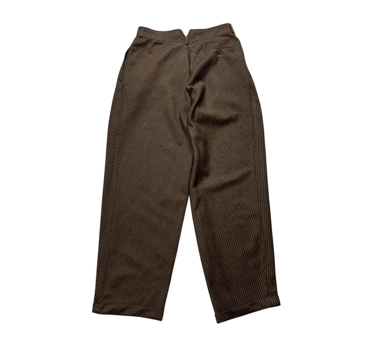 Vintage Vintage 60s Ettore Massari italian wool striped crease pants Size US 34 / EU 50 - 2 Thumbnail