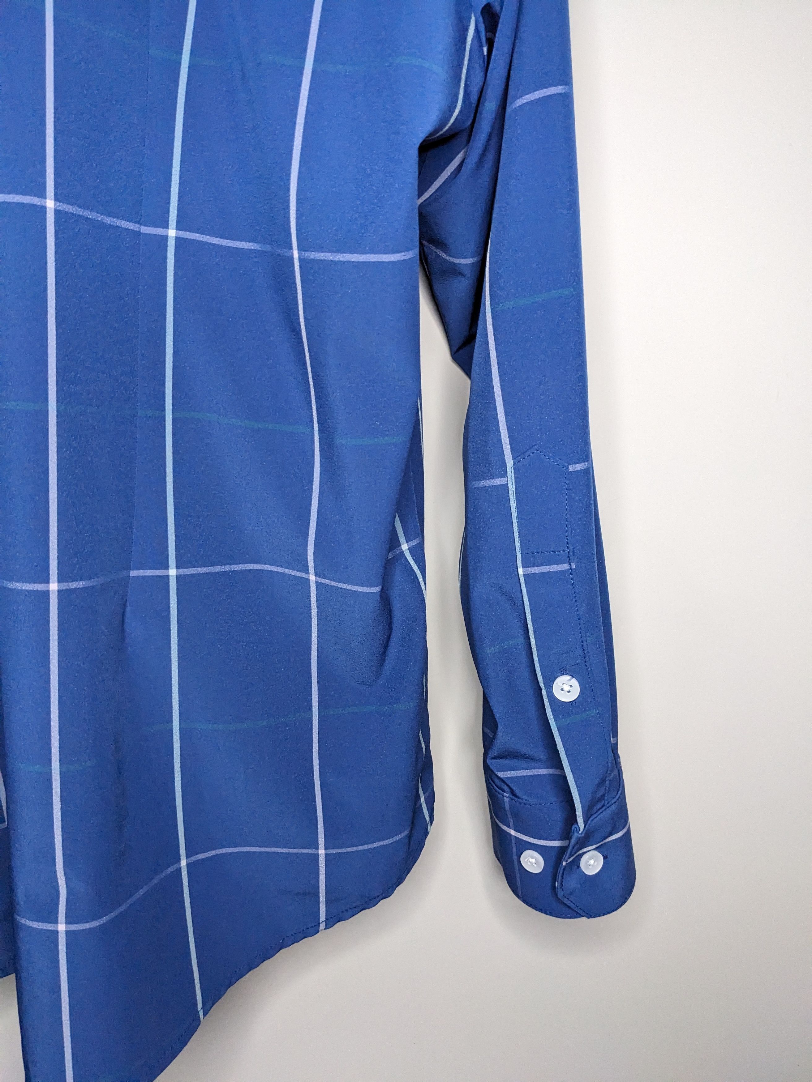 Mizzen+Main Mizzen Main Leeward Windowpane Plaid Shirt Large Made USA Size US L / EU 52-54 / 3 - 8 Thumbnail