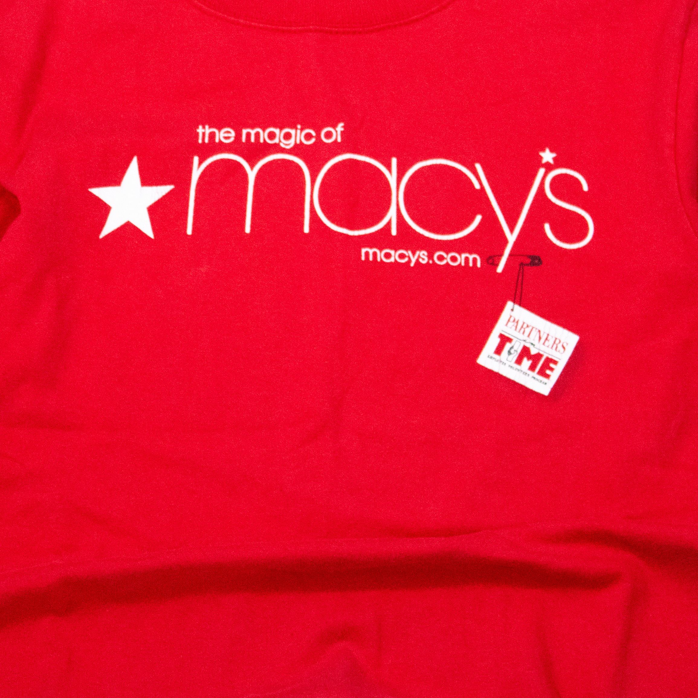 Anvil Y2K 2000's Anvil The Magic Of Macy's Volunteering Promo Double Stitch Red T-Shirt Size US S / EU 44-46 / 1 - 4 Thumbnail