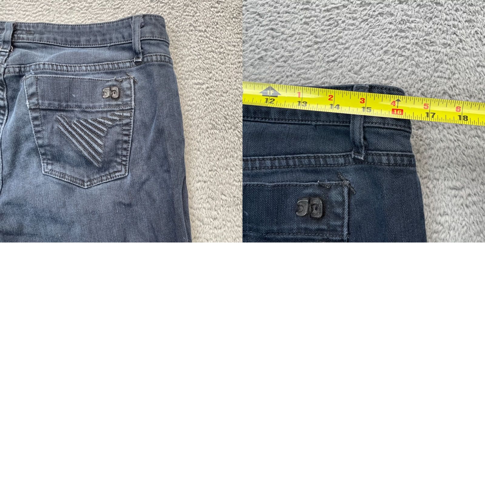 Vintage Joes Jeans Mens 32 Blue Skinny Denim Cotton Logo Stretch Dark Wash Preppy Jeans Regular 5-Pocket Mens Size US 34 / EU 50 - 9 Thumbnail