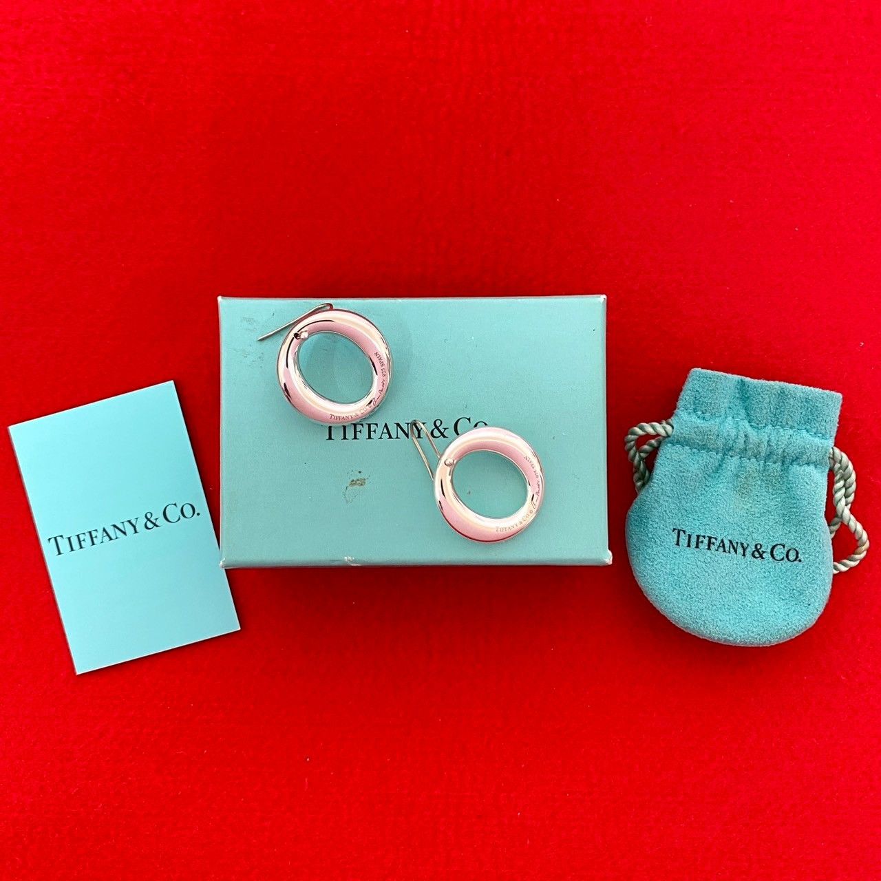 Tiffany & Co. Tiffany & Co. Tiffany & Co. Elsa Peretti Sevillana Silver Earrings Metal Earrings DUTY FREE for USA Size ONE SIZE - 1 Thumbnail