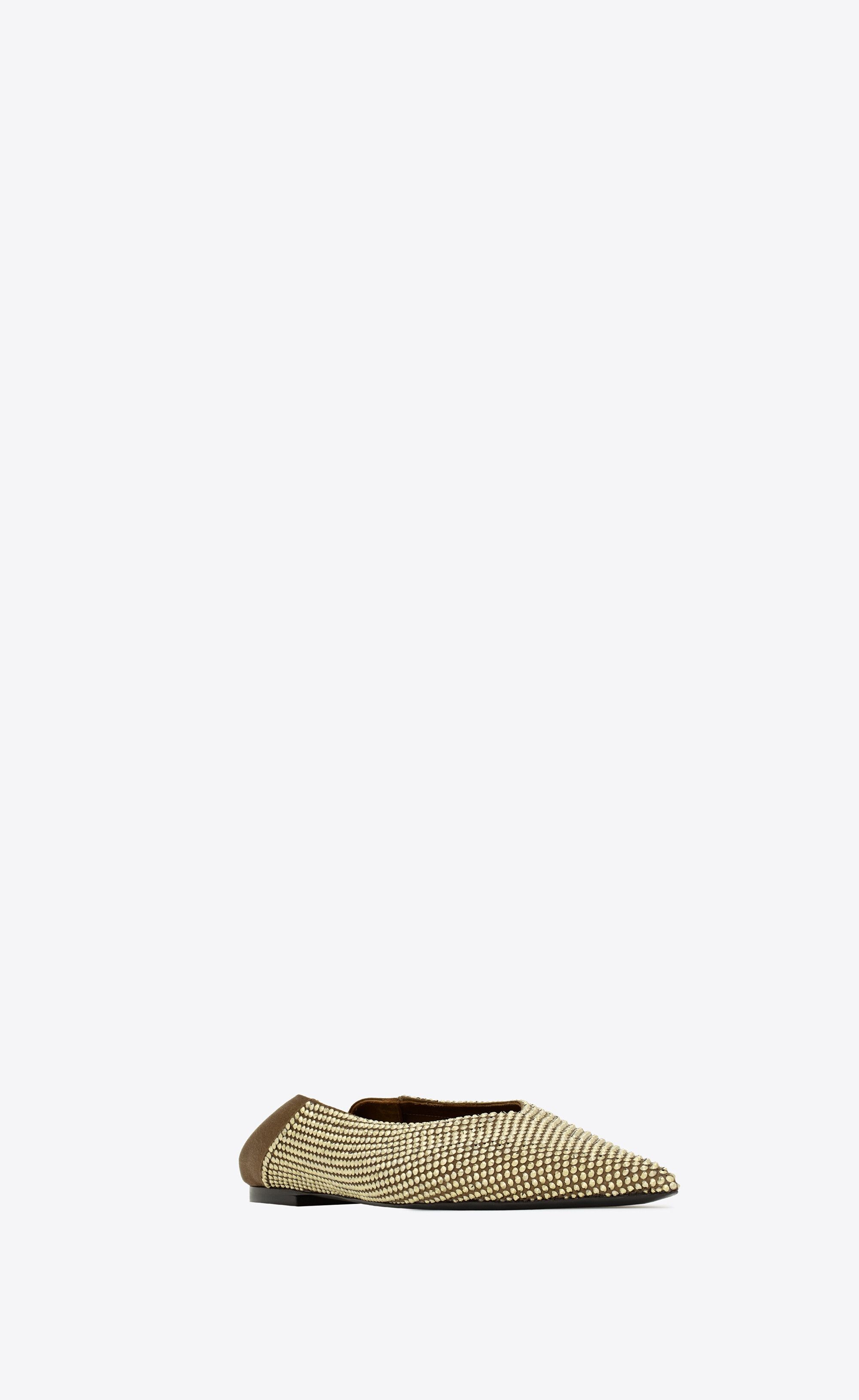 Saint Laurent Paris o1y0126 Ballet Flats in Brown Size US 6 / IT 36 - 2 Thumbnail