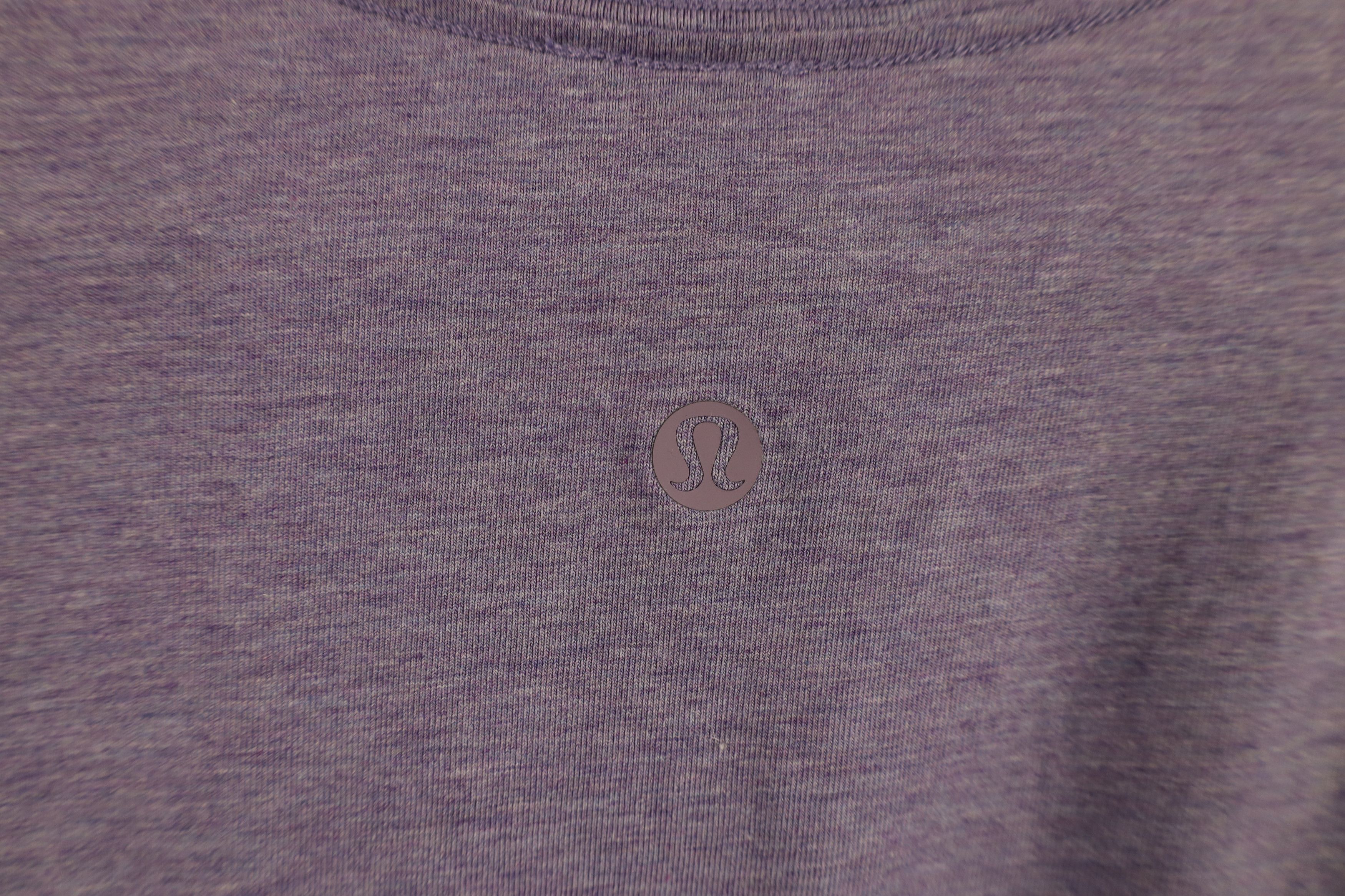 Lululemon × Vintage Lululemon Yoga Blank Short Sleeve T-Shirt Heather Purple Size M / US 6-8 / IT 42-44 - 7 Thumbnail