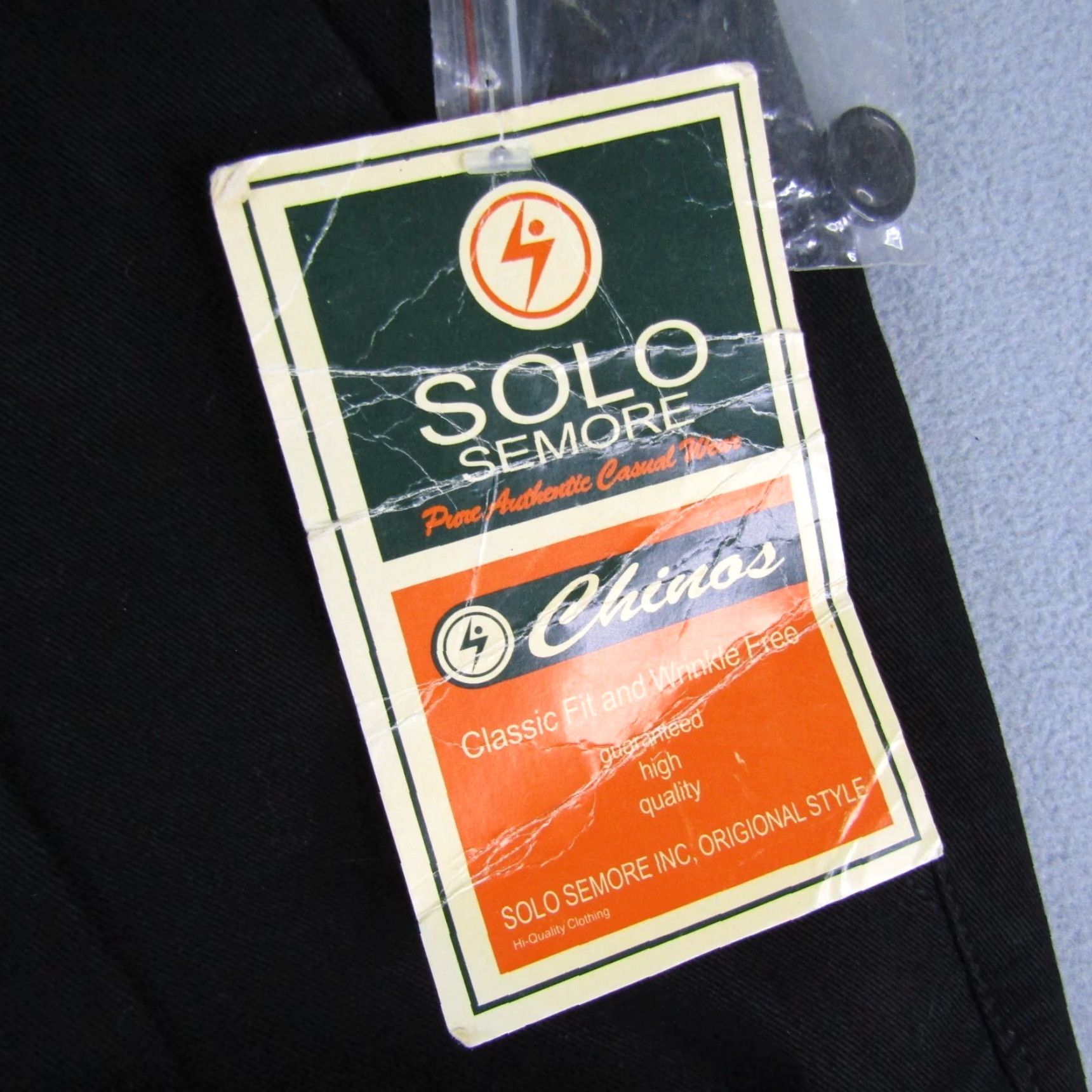 Vintage VINTAGE Solo Semore Pants Mens 38x32 Chino Casual Workwear 90s Grunge Beige Size US 37 - 4 Thumbnail